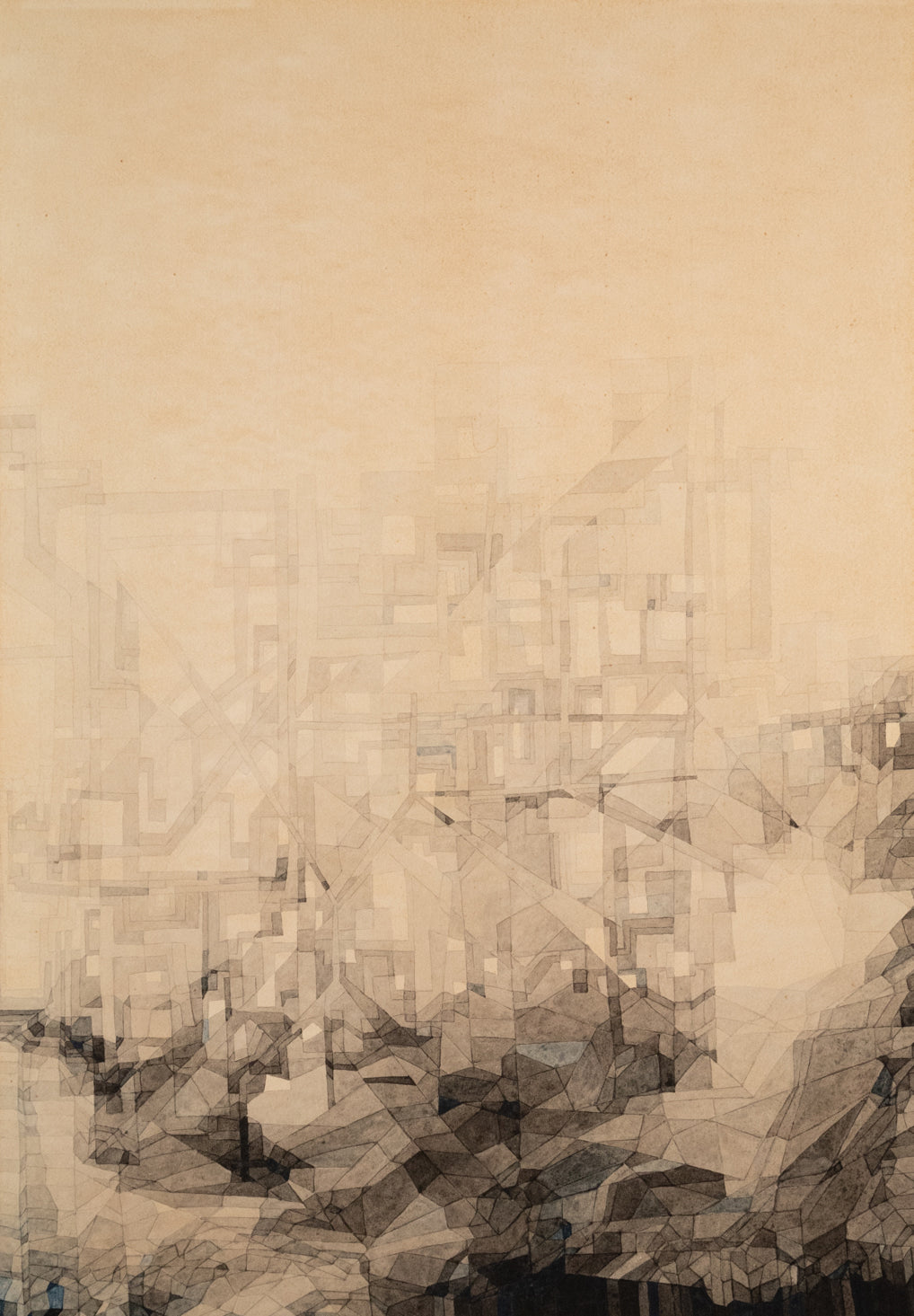 A series of four different drawings on a piece of paper.