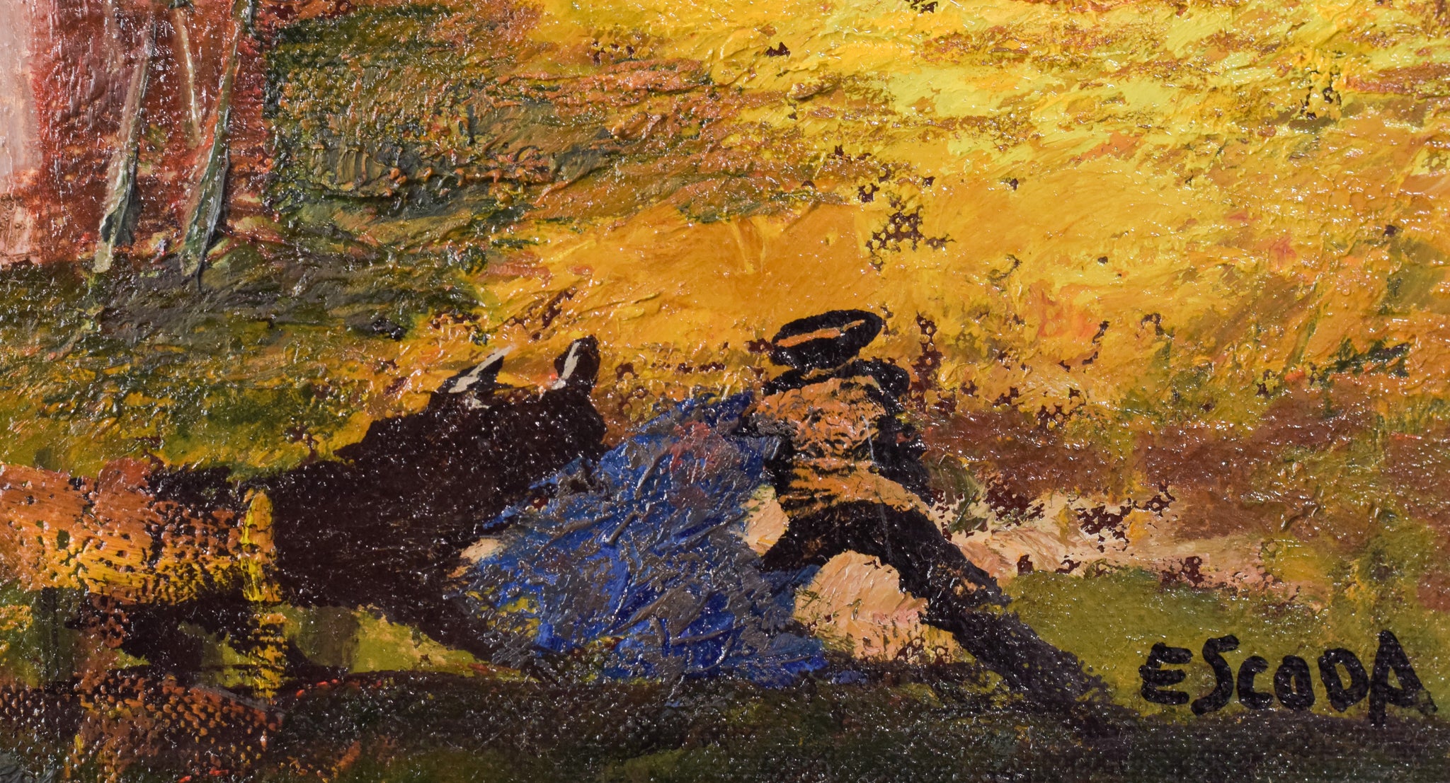 Artwork by Juan Escoda Coromina, Post-Impressionist Landscape, Made of Oil on canvas 