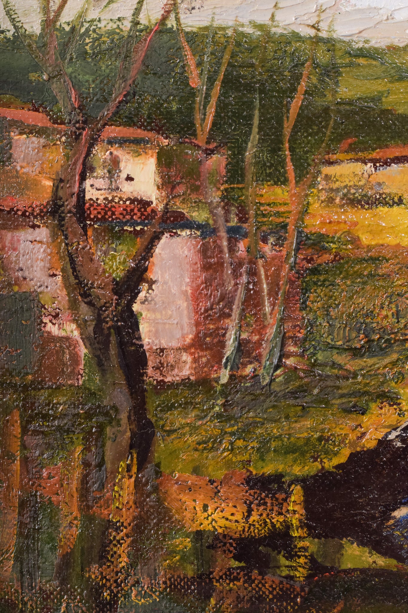 Artwork by Juan Escoda Coromina, Post-Impressionist Landscape, Made of Oil on canvas 