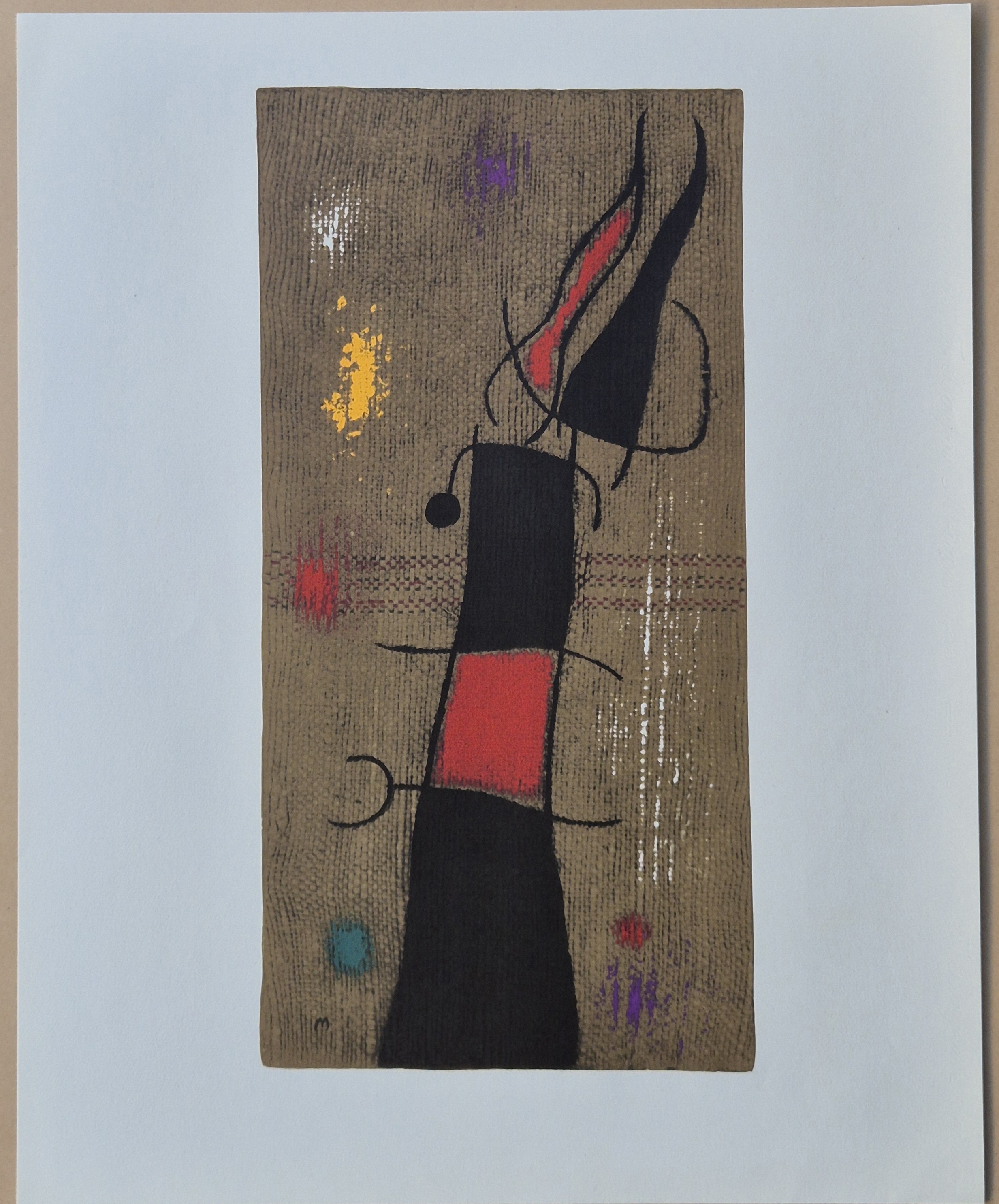 FEMME ET OISEAU III/X from Femmes by Joan Miró, 1965