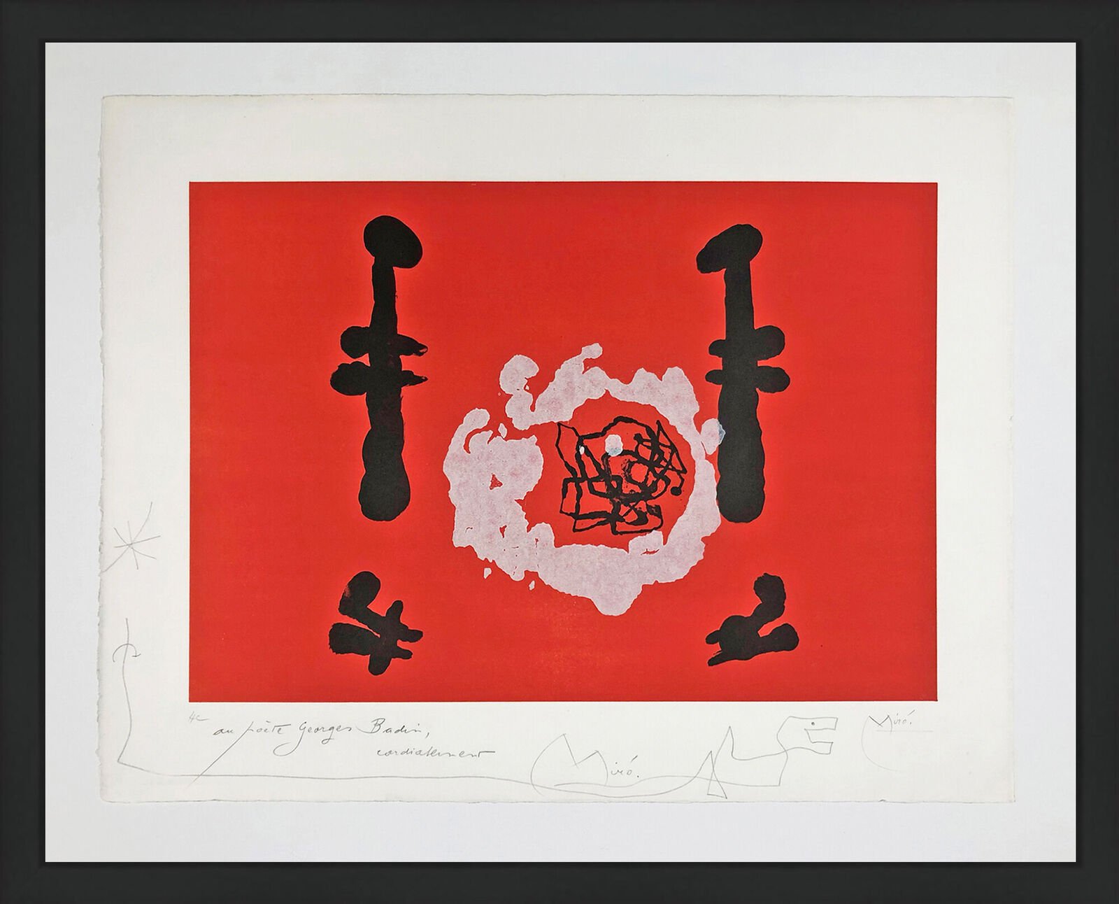 L'INVENTION DE FEU (MOURLOT 267) by Joan Miró, 1960