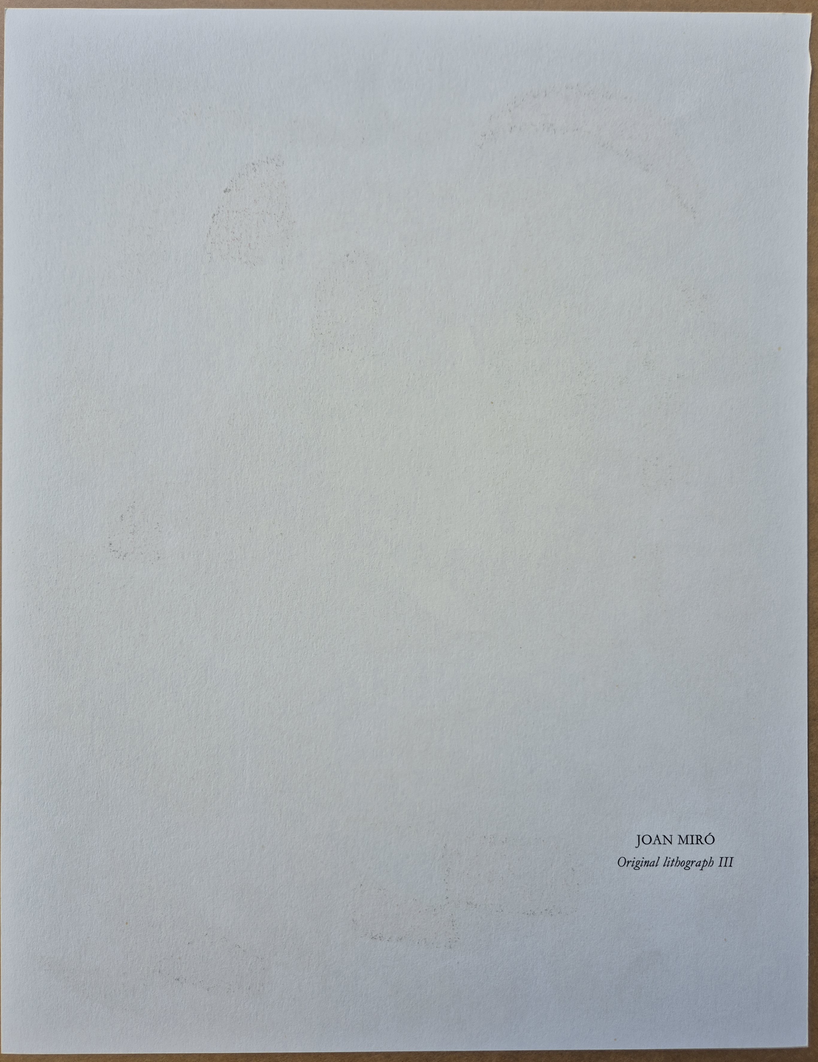 Original Lithograph III