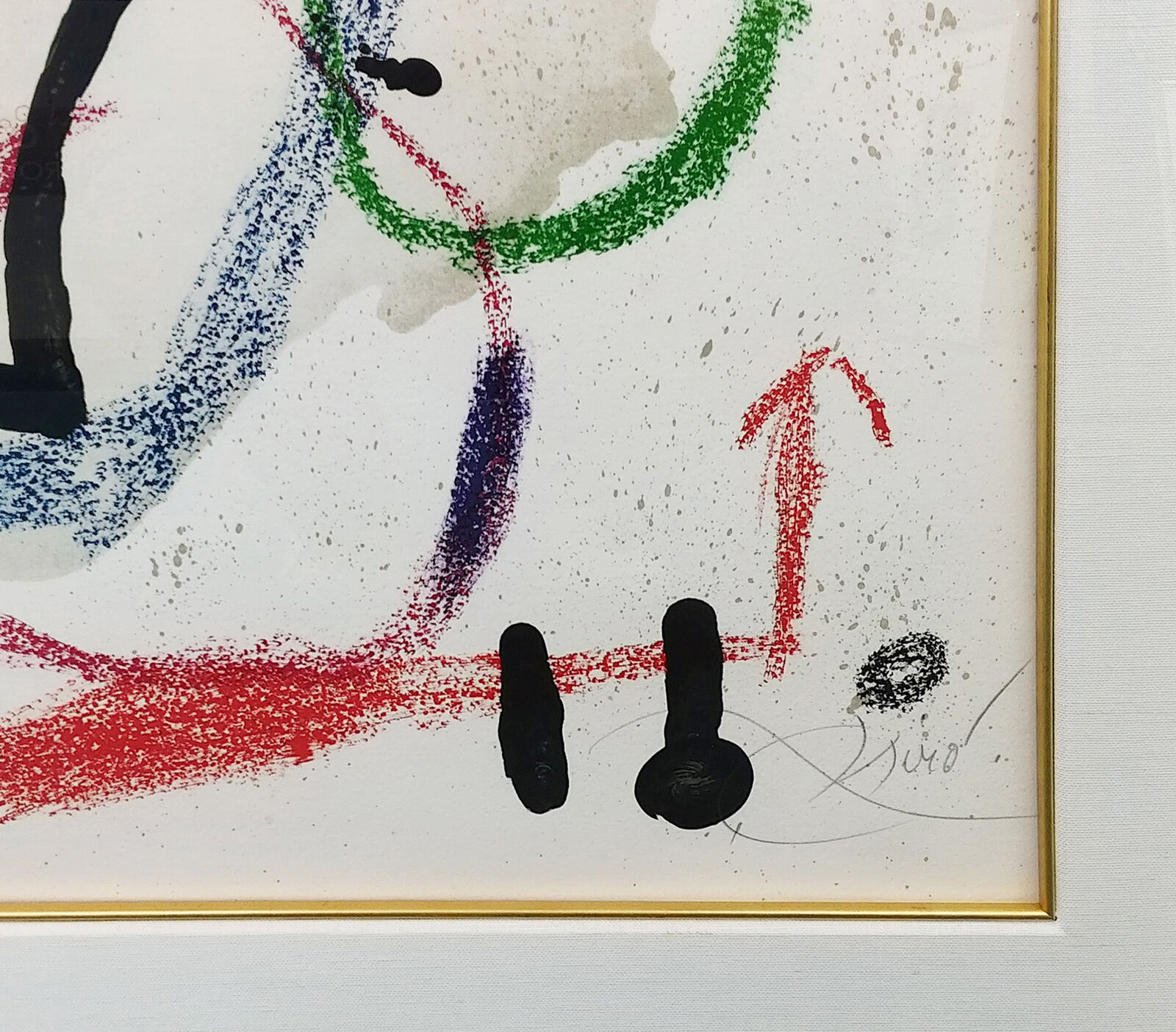 Artwork by Joan Miró, PL. 9 (FROM MARAVILLAS CON VARIACIONES ACRÓSTICAS EN EL JARDIN DE MIRO), Made of Lithograph 