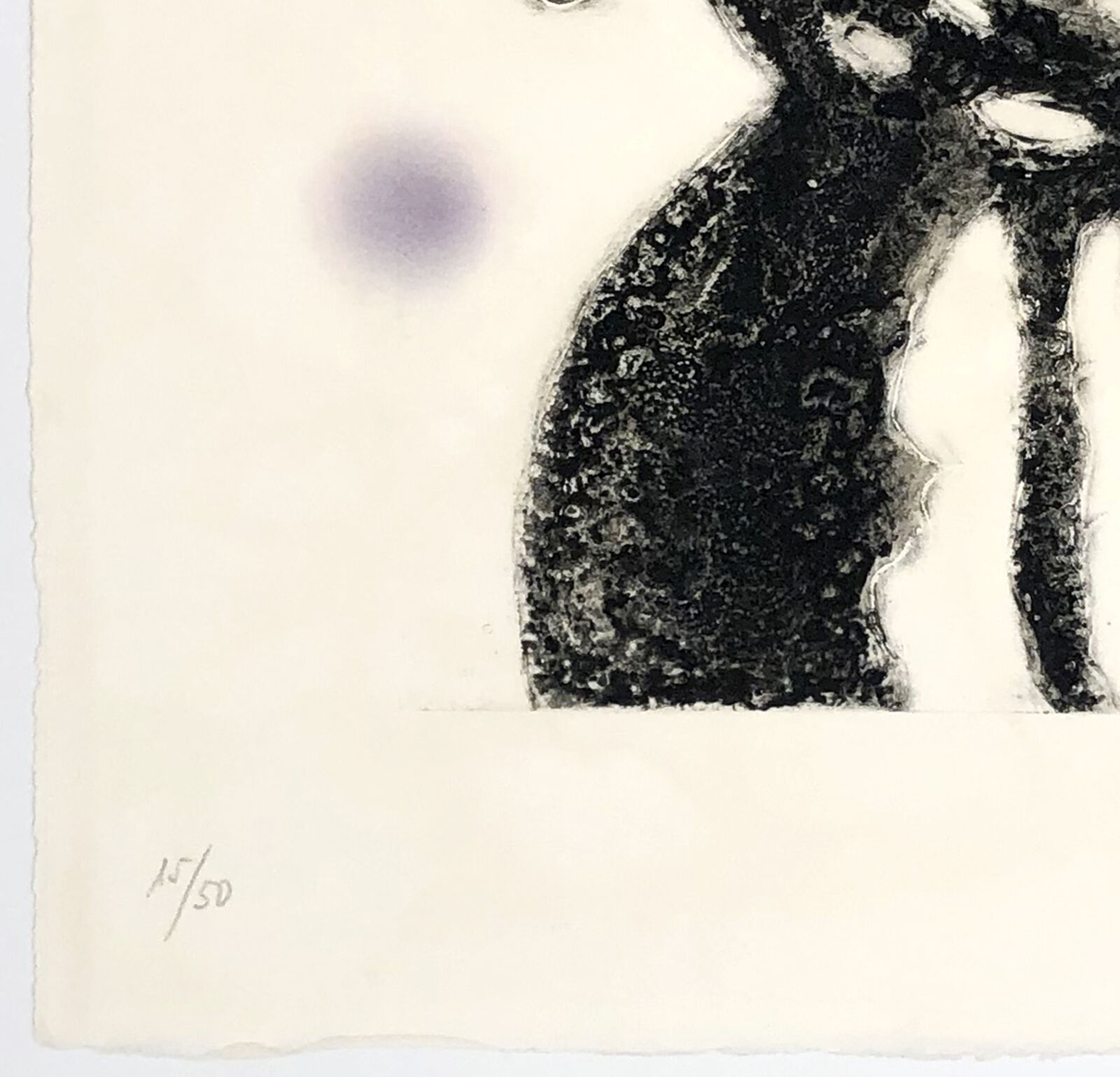 Artwork by Joan Miró, PLATE 4 FROM ESPRIU (D. 872), Made of Etching, Aquatint & Carborundum 