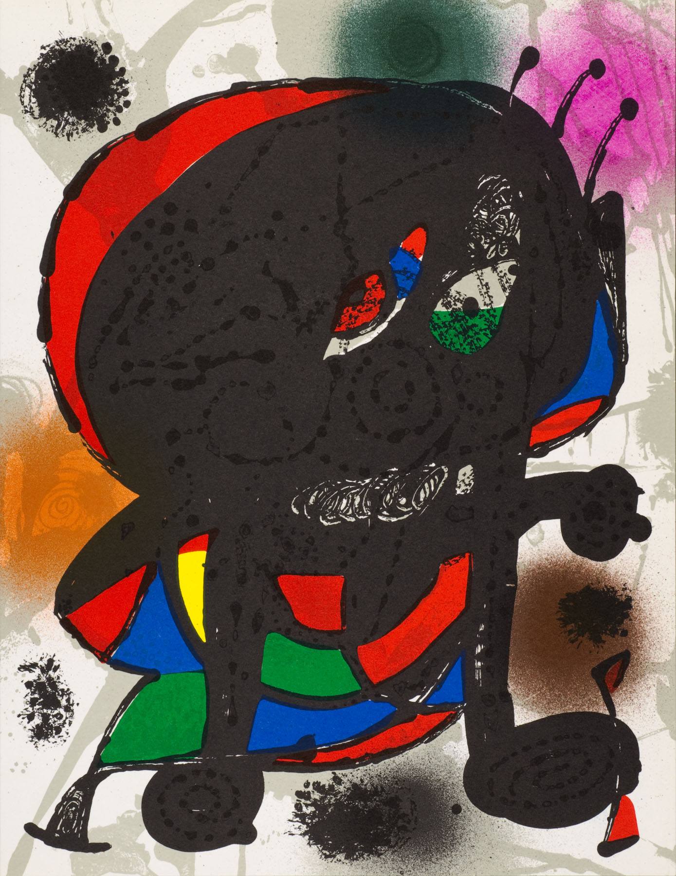 Untitled From Joan Miró Lithographes III by Joan Miró, 1977