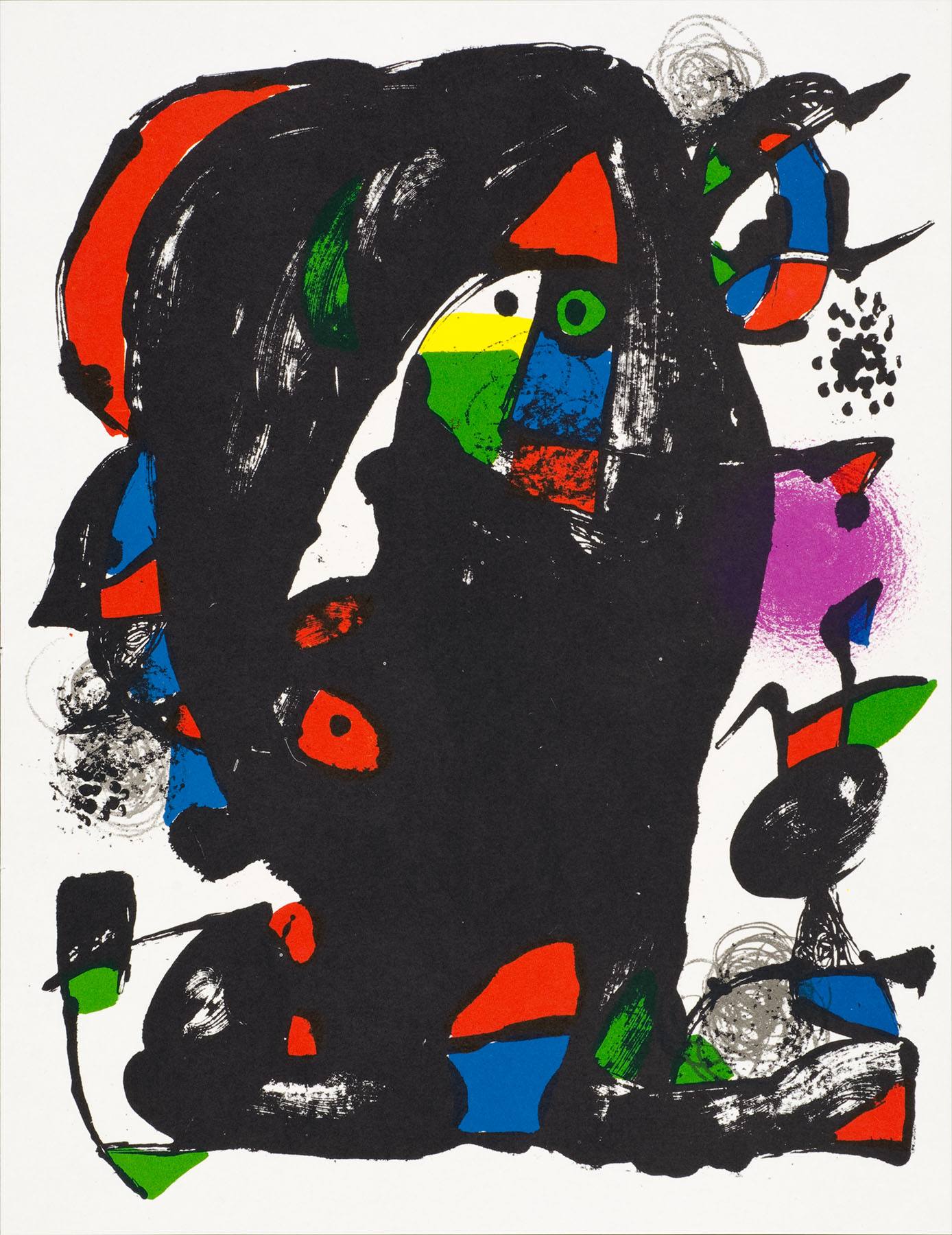 Untitled From Joan Miró Lithographes IV by Joan Miró, 1981