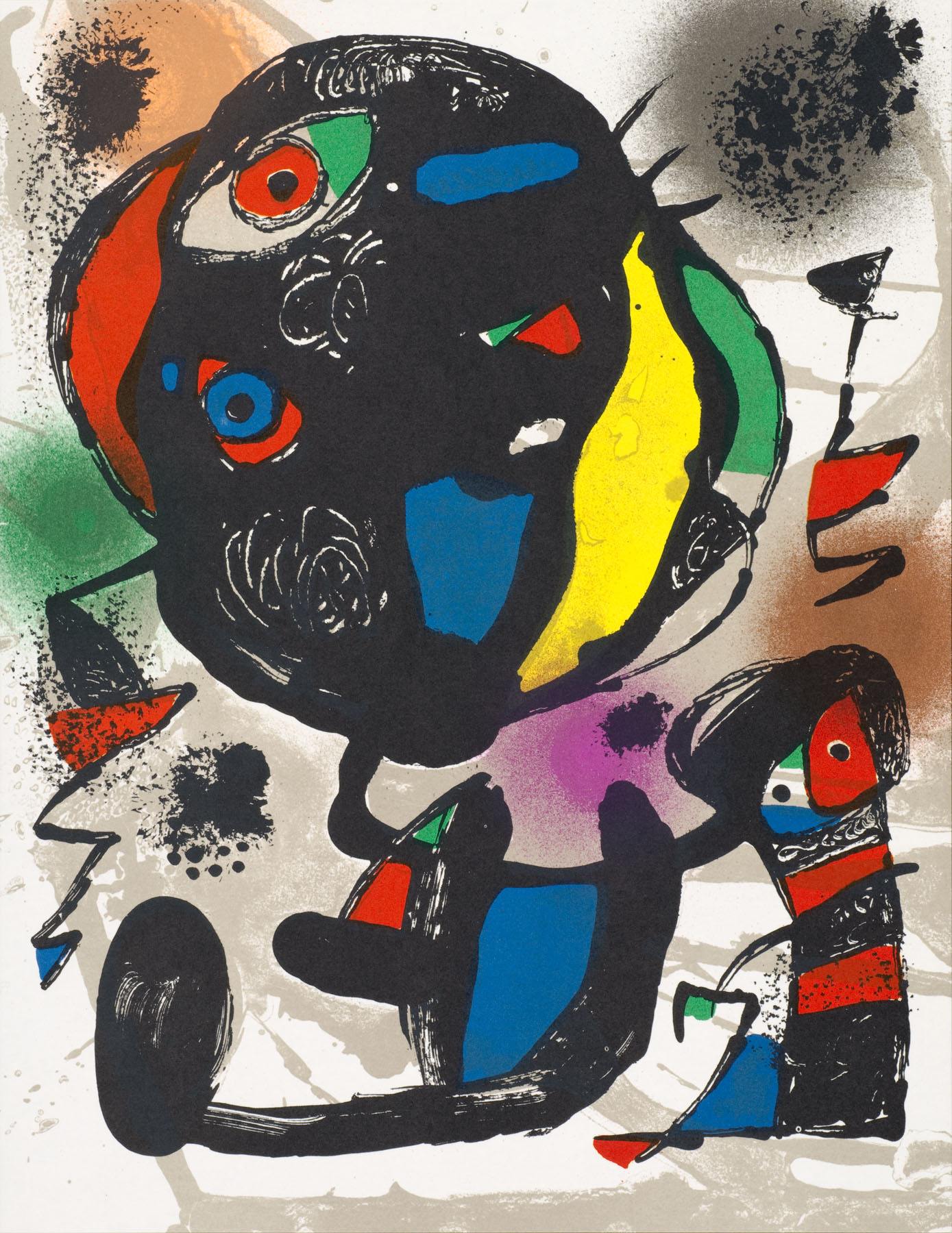 Untitled From Joan Miró Lithographes IV by Joan Miró, 1981