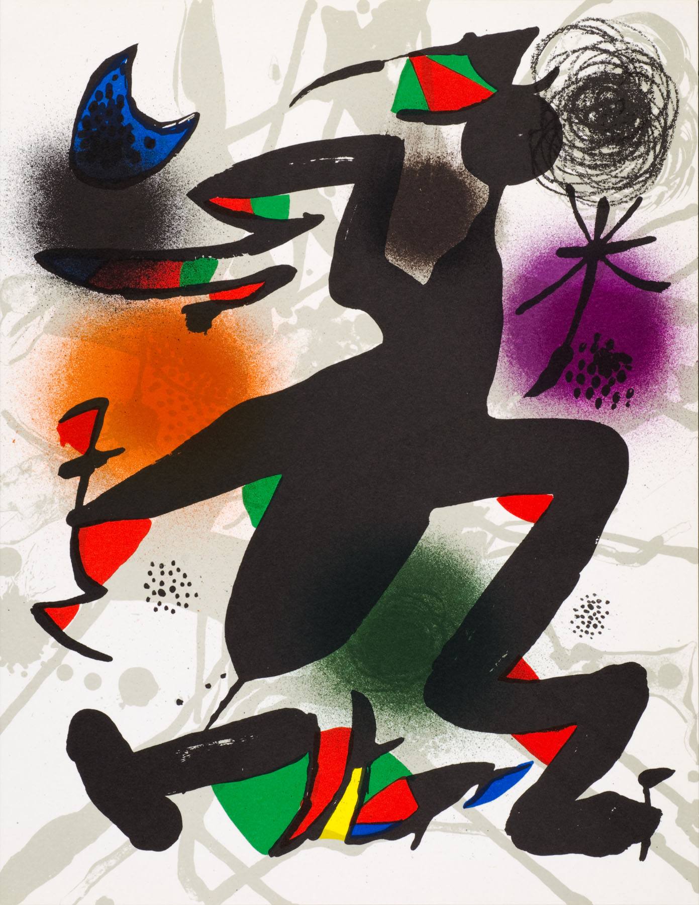Untitled From Joan Miró Lithographes III by Joan Miró, 1977