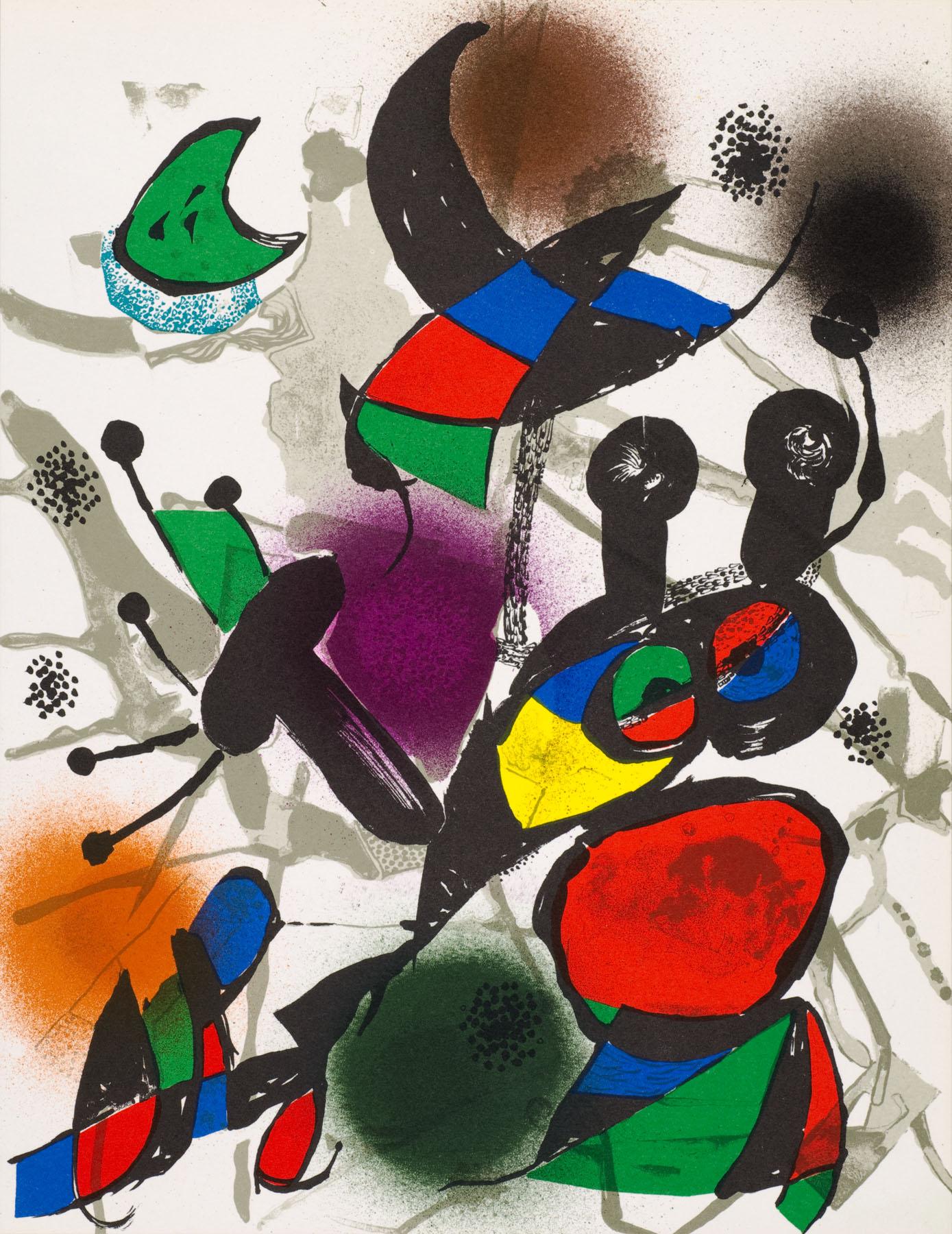 Untitled from Joan Miró Lithographes III by Joan Miró, 1977