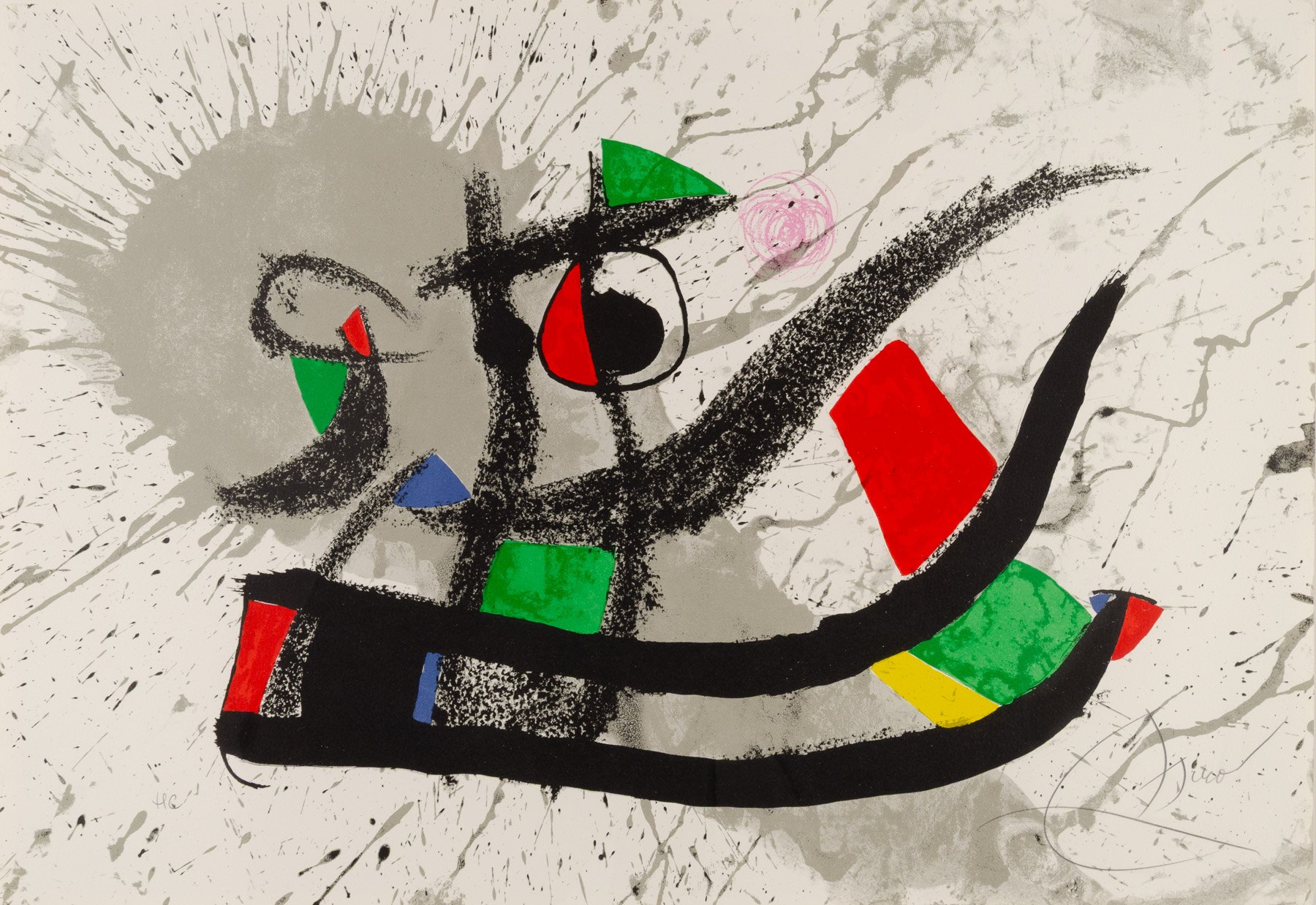 Barcelona III by Joan Miró, 1975