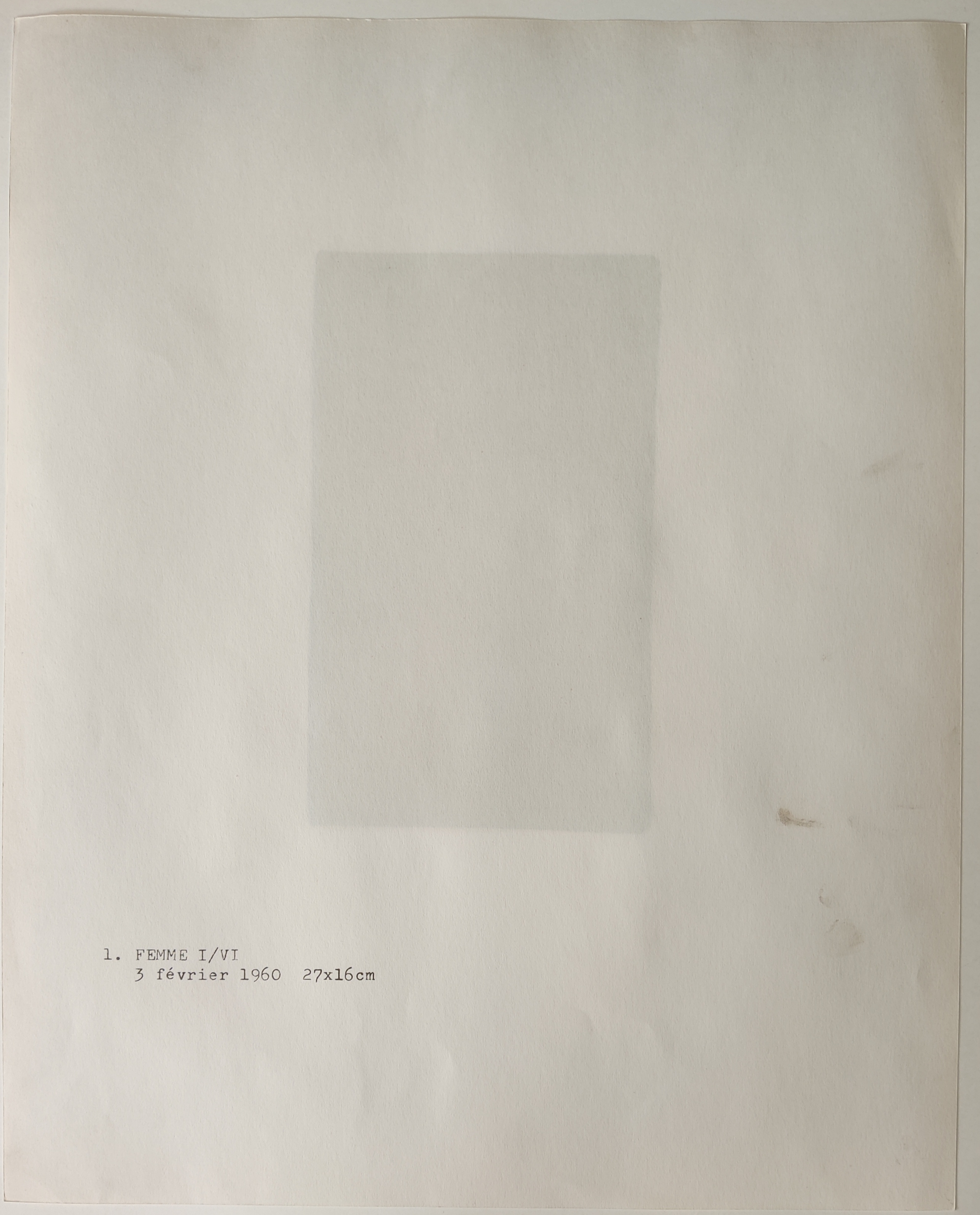 A piece of paper with a drawing on it.