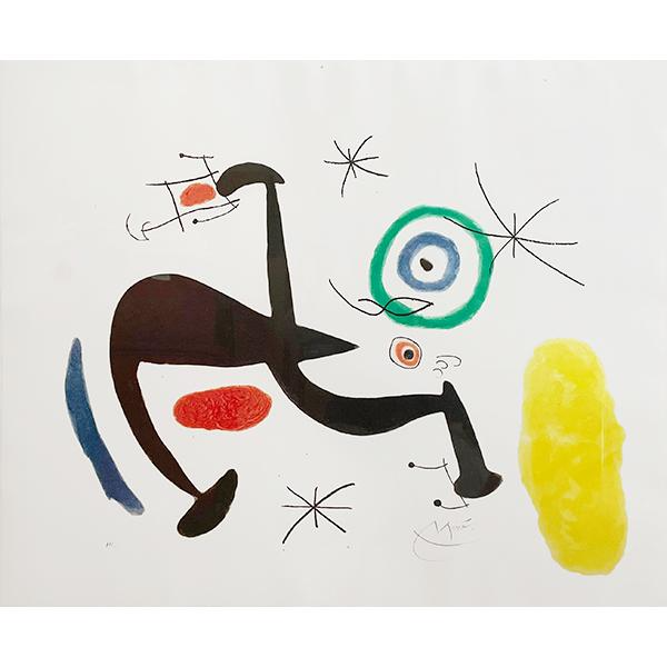 La Biche chantant La Tosca (The Deer Singing Tosca) by Joan Miró, 1969