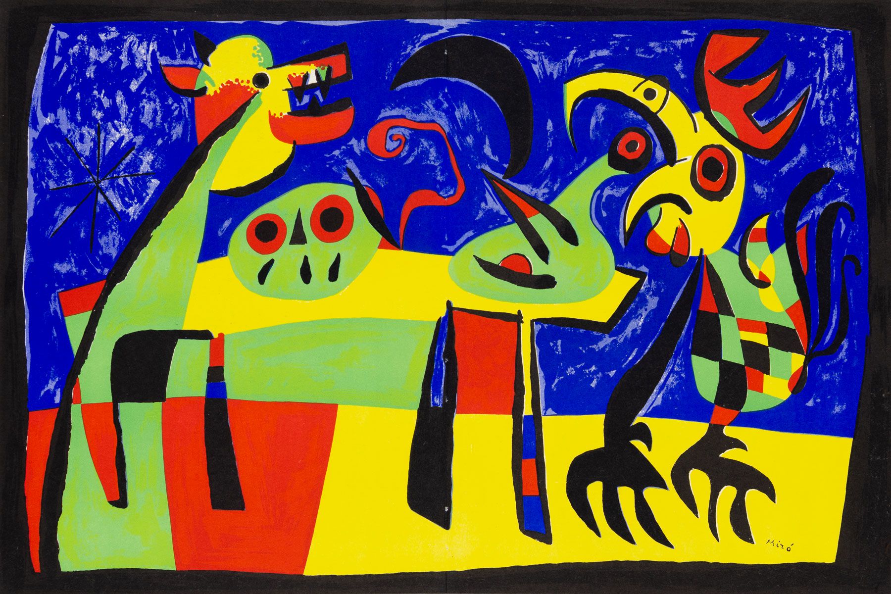 Artwork by Joan Miró