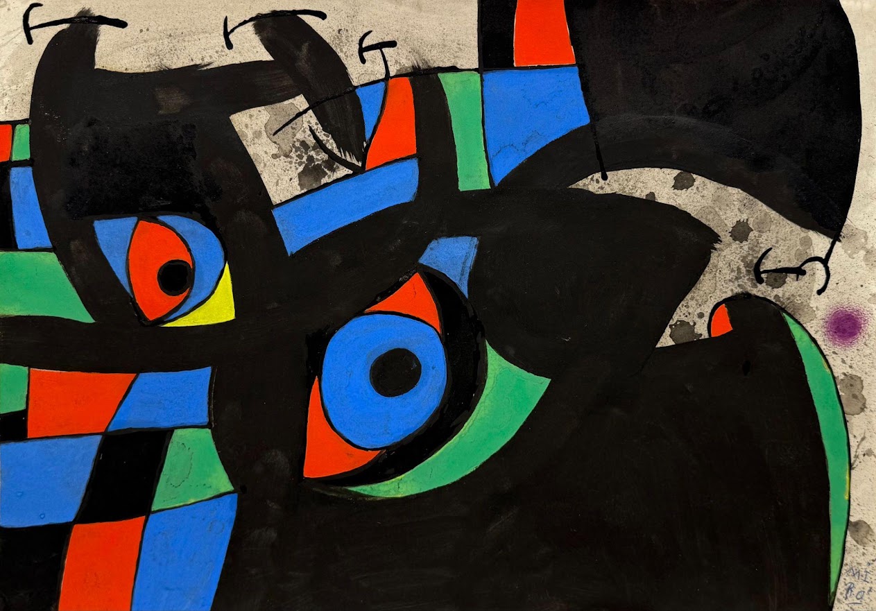 Le Lézard aux plumes d’or by Joan Miró, 1969