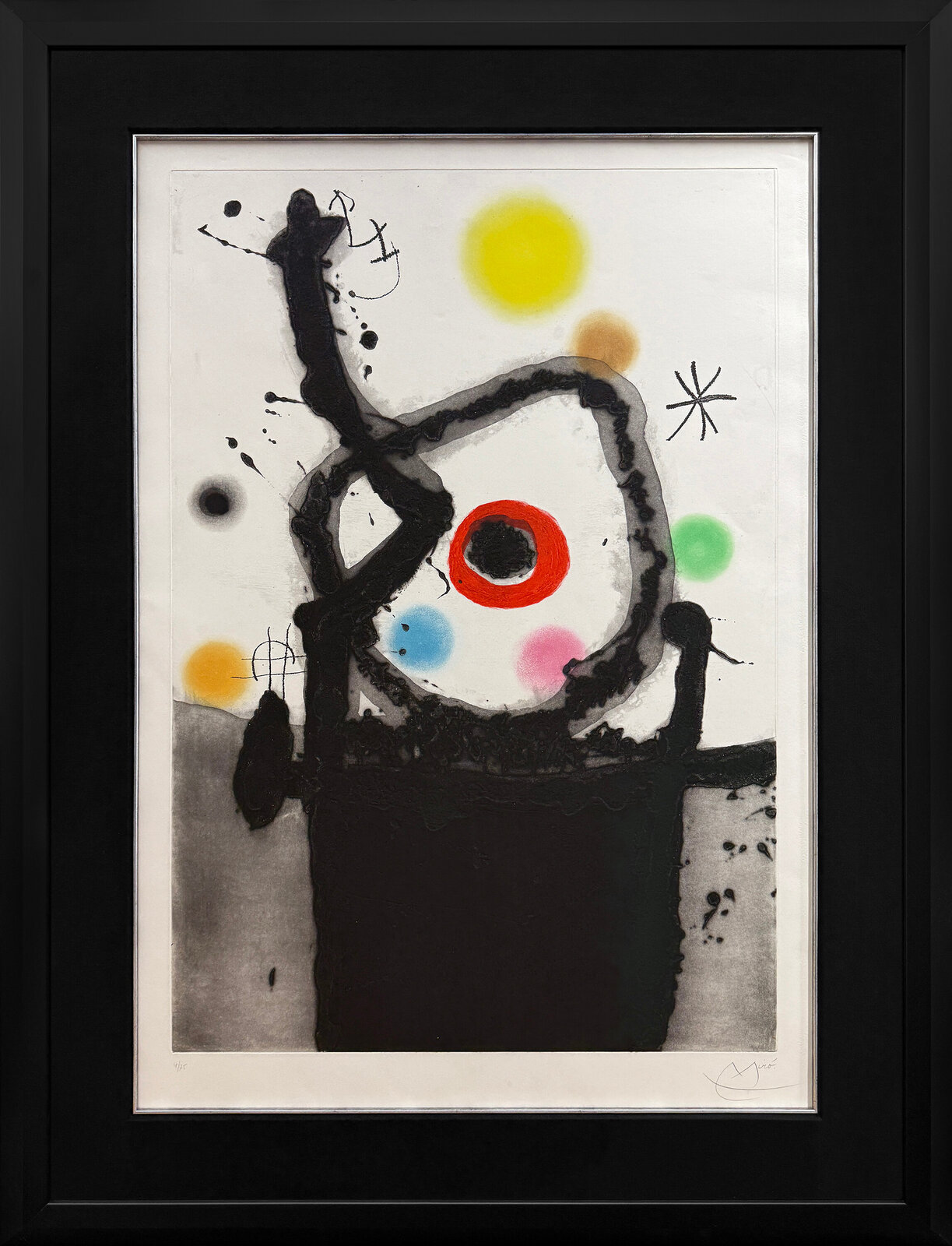 Le Rebelle, Dupin 439 by Joan Miró, 1974