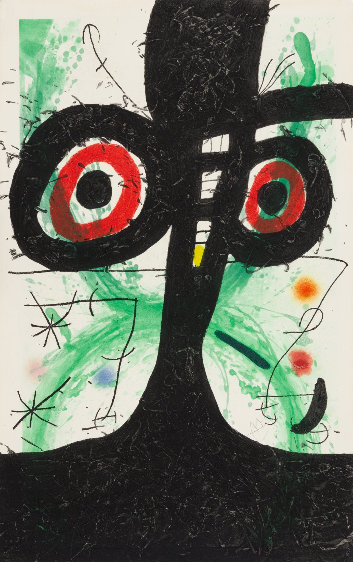 Le Vieil Irlandais by Joan Miró, 1969