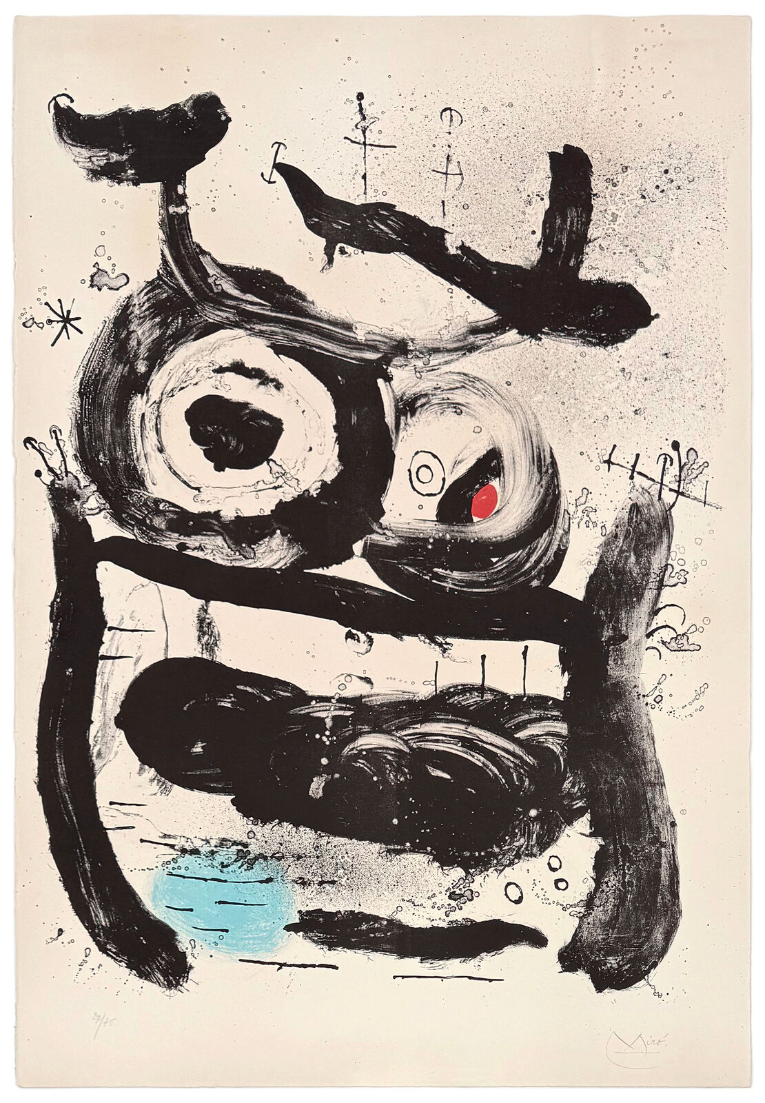 Artwork by Joan Miró, L'Imperatrice (The Empress), Mourlot 396, Made of Lithograph 