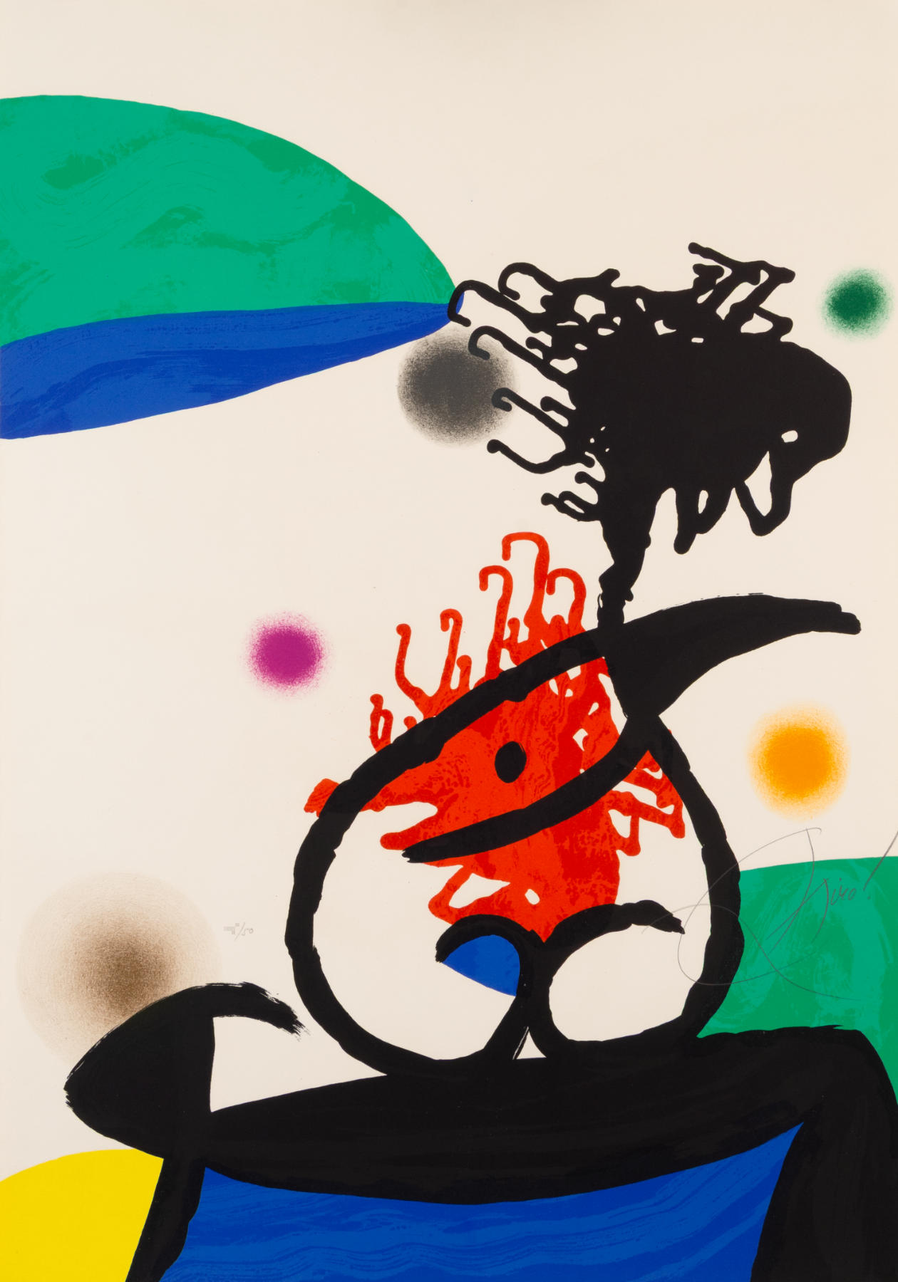 Mandarin du Nord by Joan Miró, 1976
