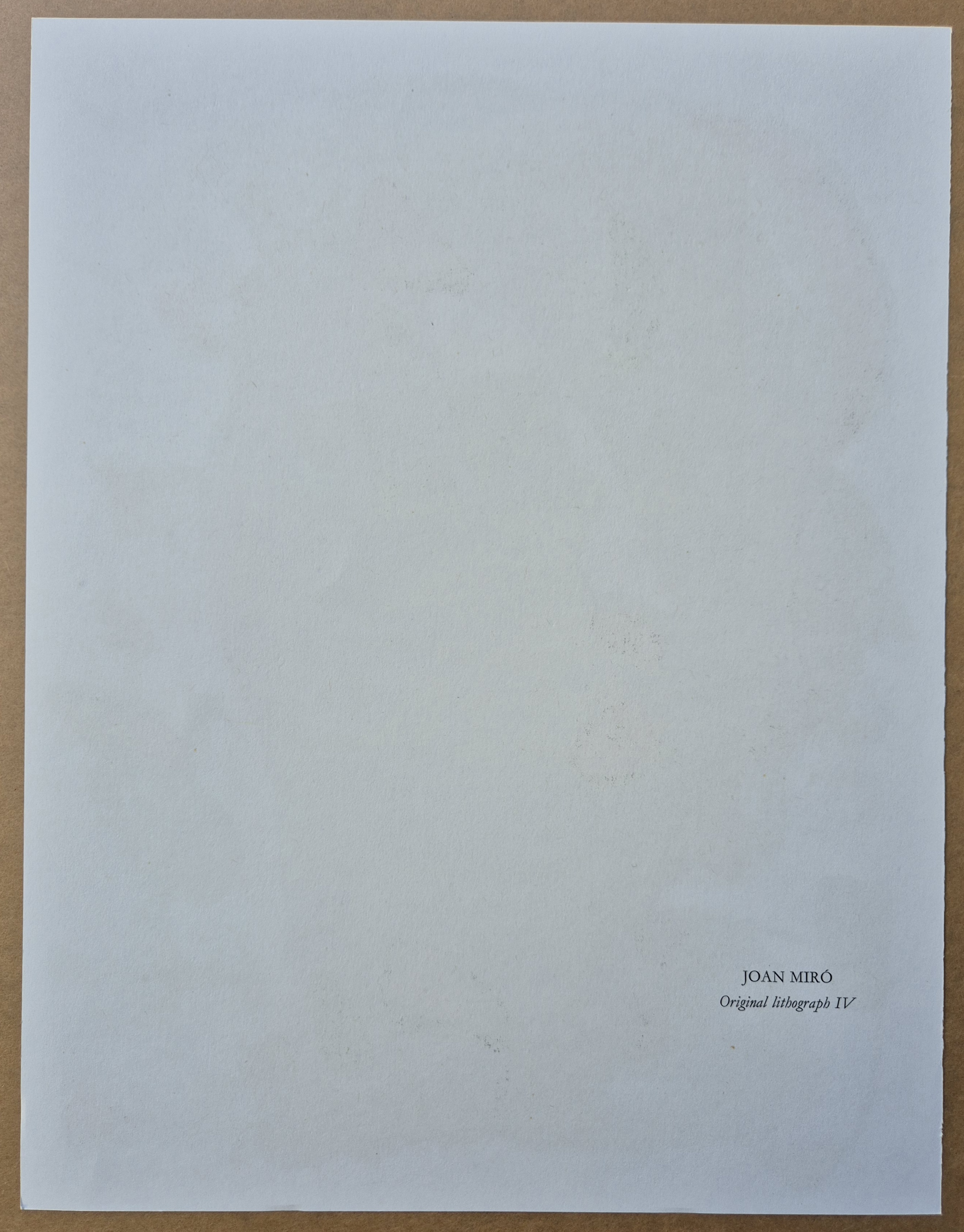 Original Lithograph IV