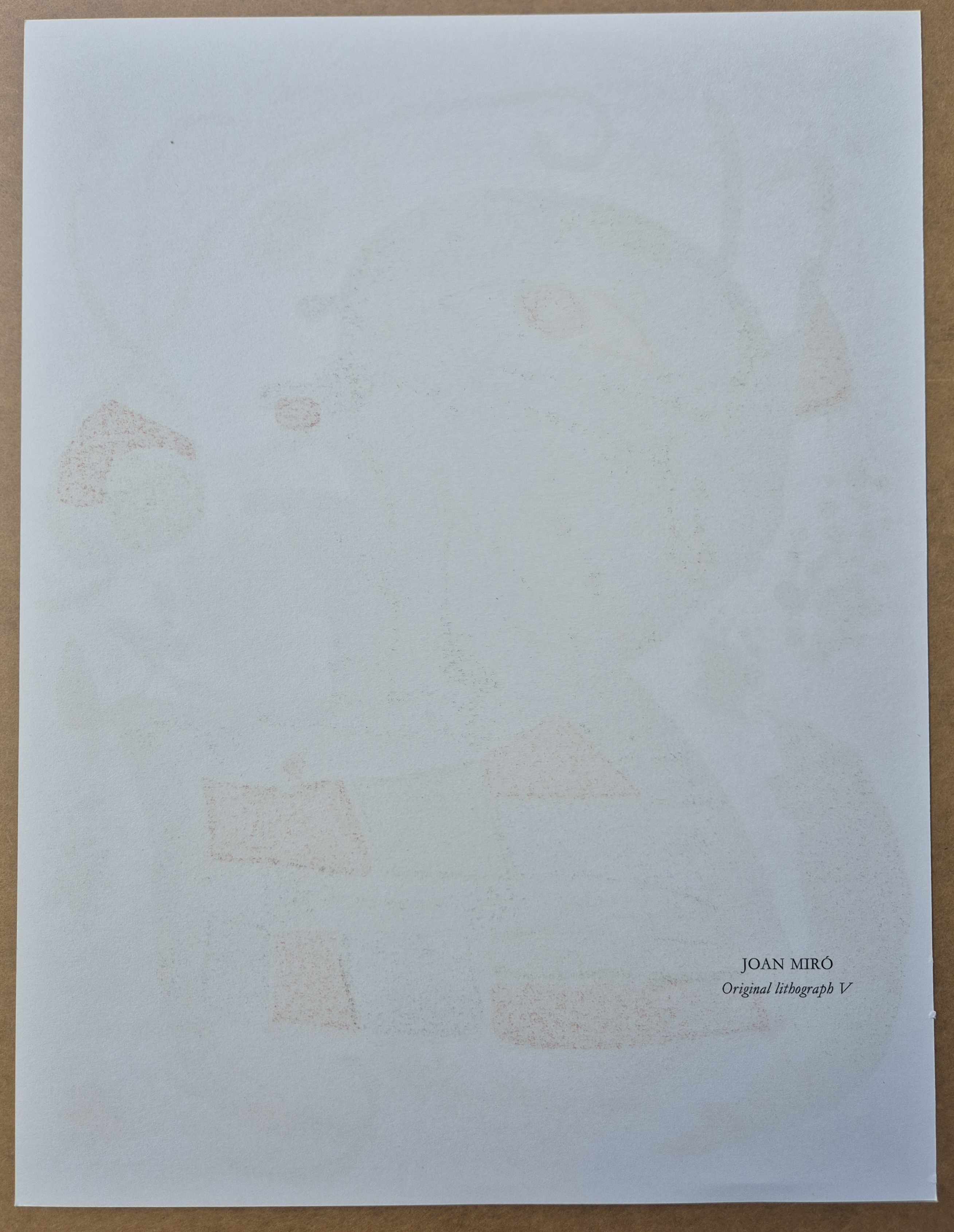 Original Lithograph V