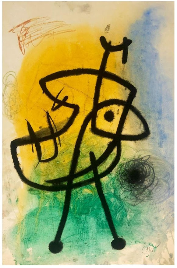 Personnage, oiseau III by Joan Miró, 1973