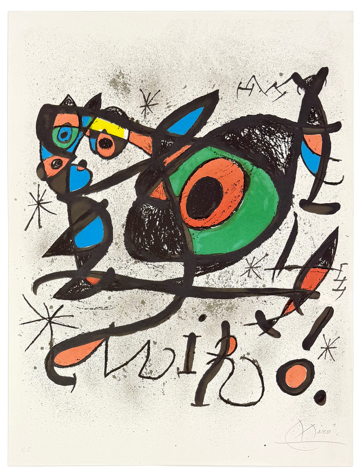 Artwork by Joan Miró, Sobreteixims I Escultures, Mourlot 848 , Made of Lithograph 