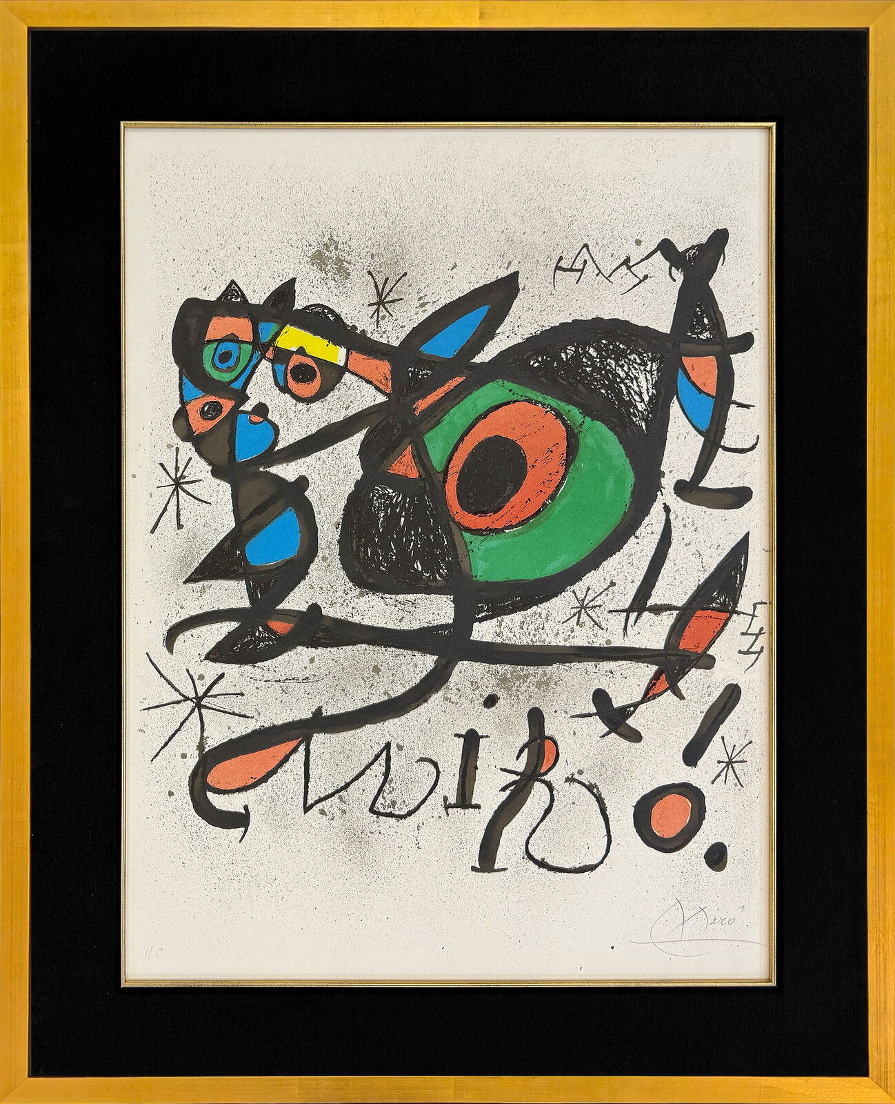 Sobreteixims I Escultures, Mourlot 848  by Joan Miró, 1972