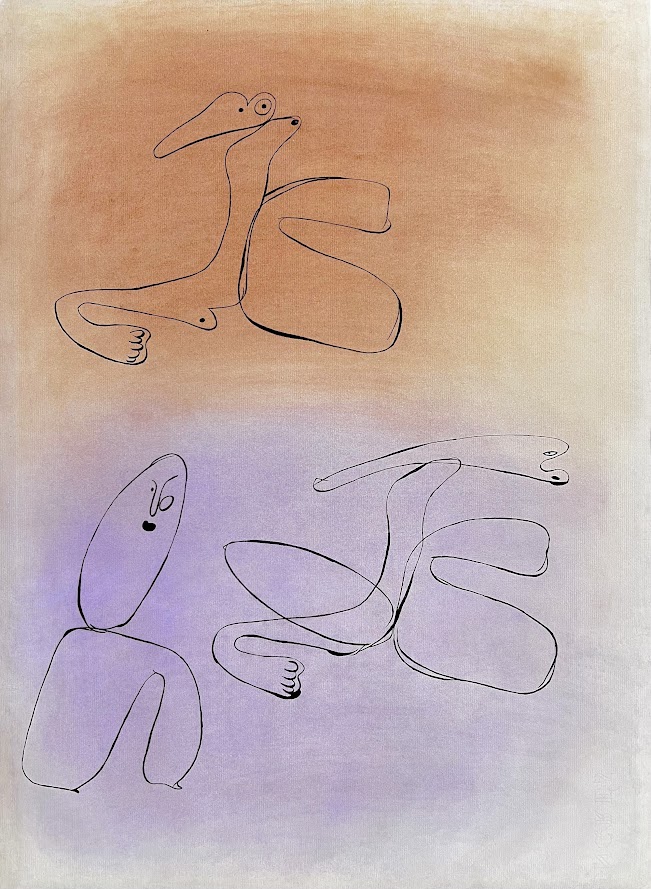 Trois personnages by Joan Miró, 1934