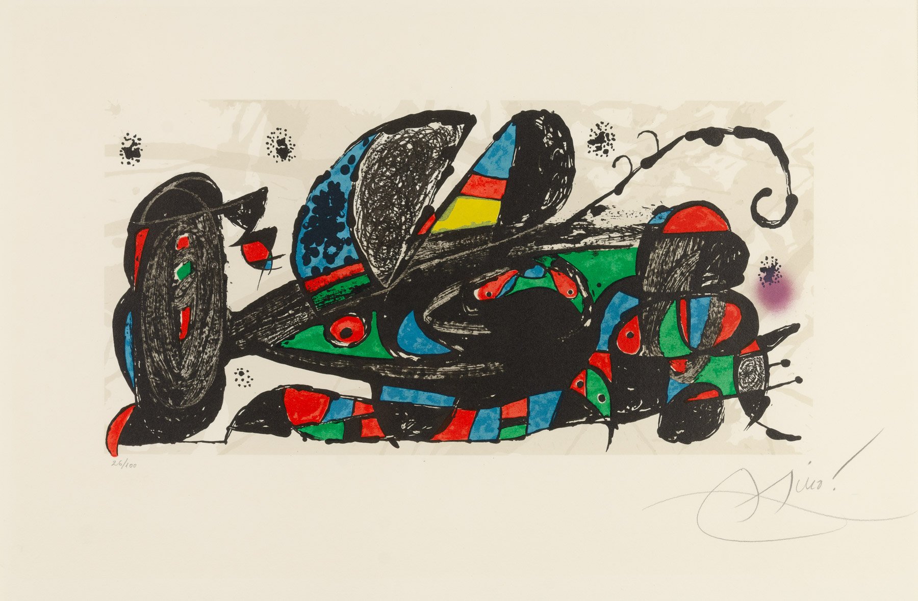 Artwork by Joan Miró, Untitled From Joan Miró, Made of Lithograph 