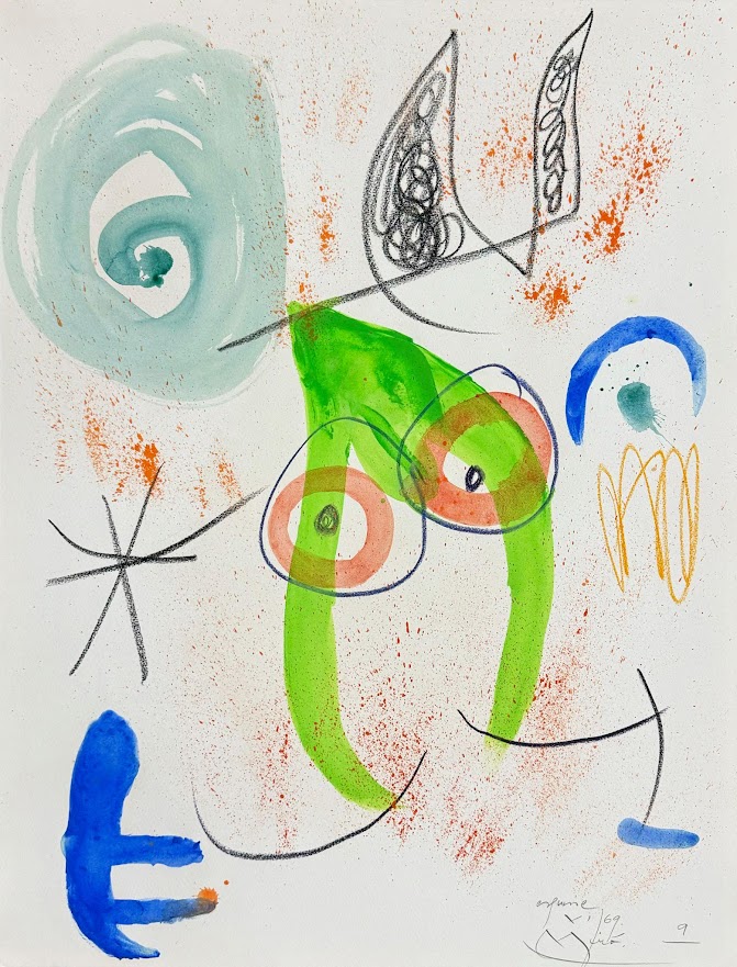 Untitled, project for a book (“Pastorales”) by Joan Miró, 1969