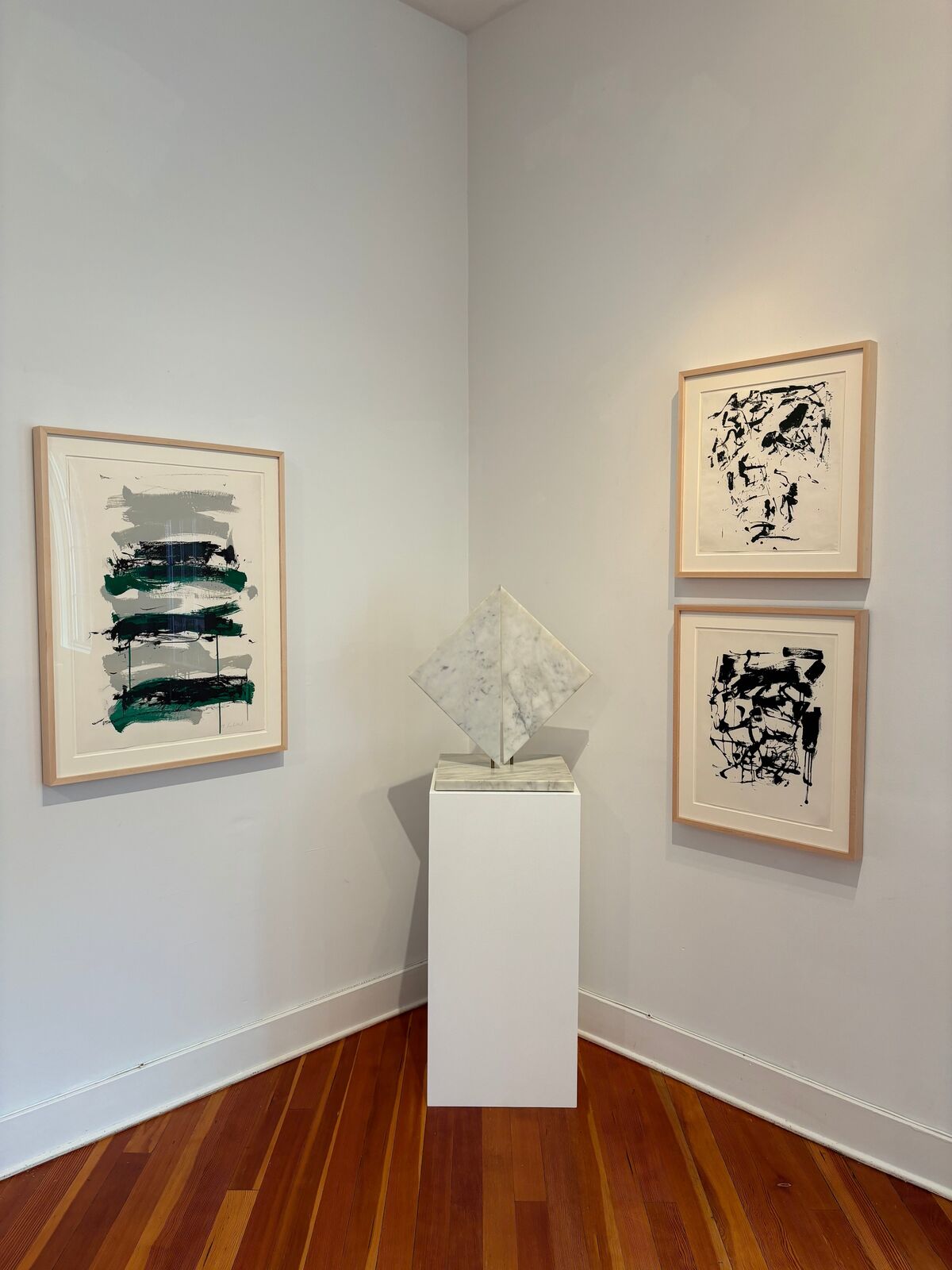 Artwork by Joan Mitchell, Champs - Black, Gray and Green, Made of Lithograph 