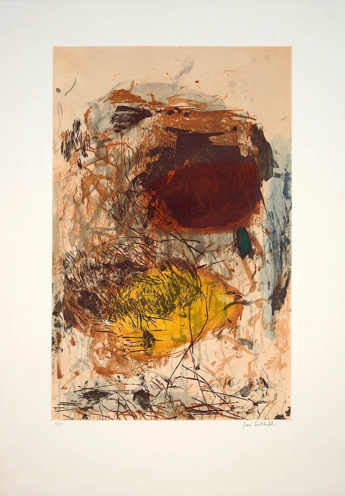Sunflower III by Joan Mitchell, 1972