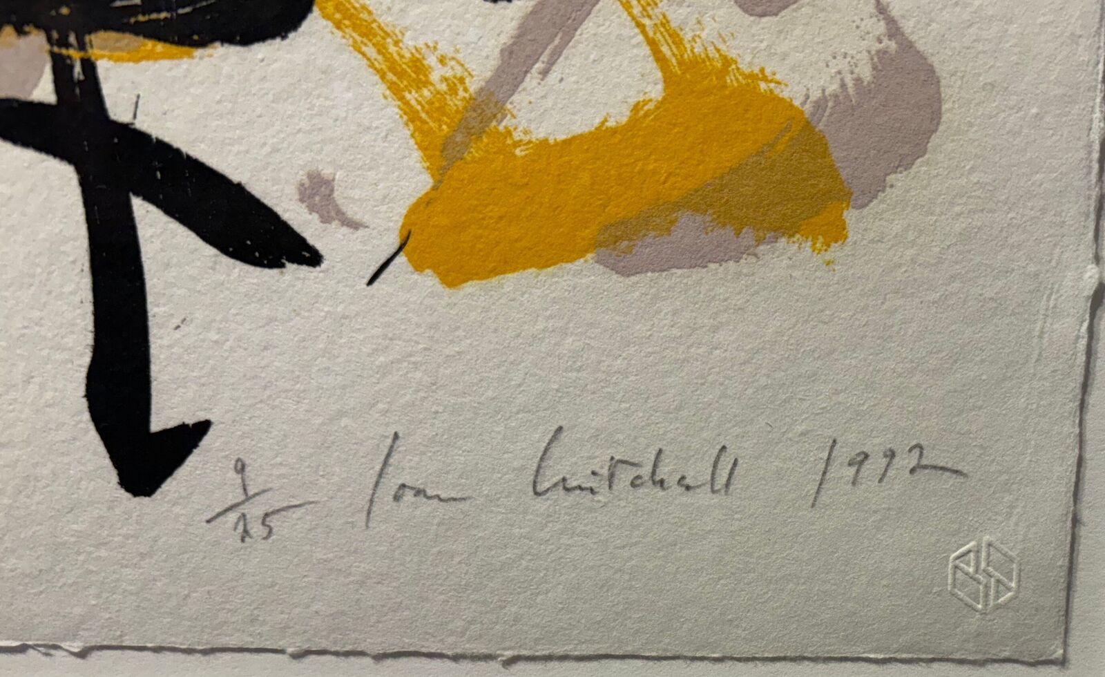 Artwork by Joan Mitchell, Weeds I, Made of Lithograph 