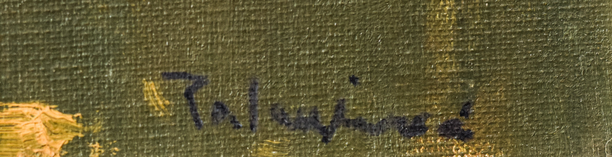 Artwork by Joan Ramon Palau Juncà, Impressionist Painting with River and Chalets, Made of Oil on canvas 