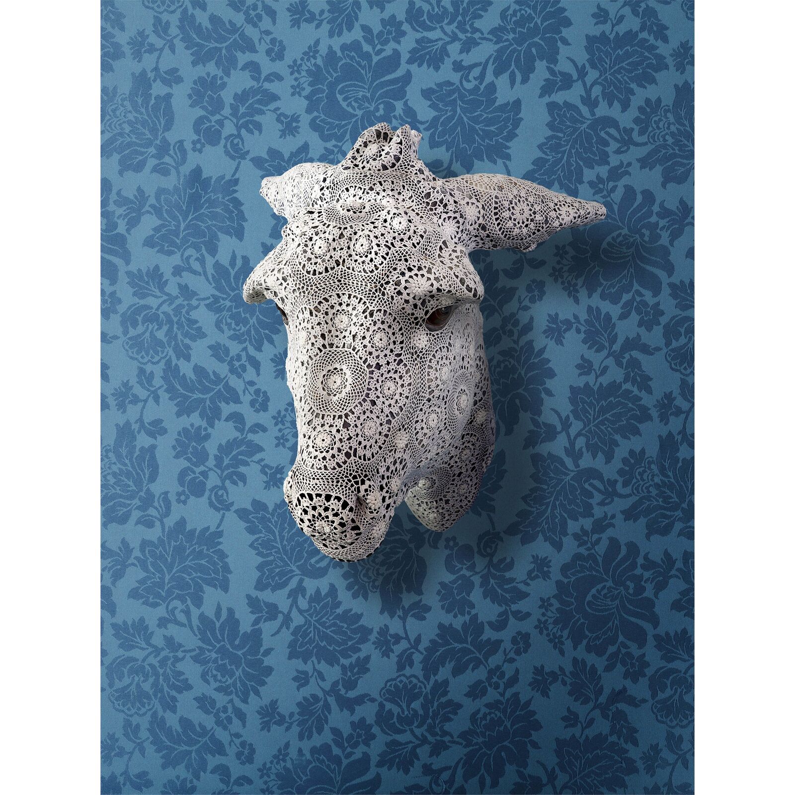 Artwork by Joana Vasconcelos, Crocheted Creatures | Cai Lun, Made of Archival pigment print 