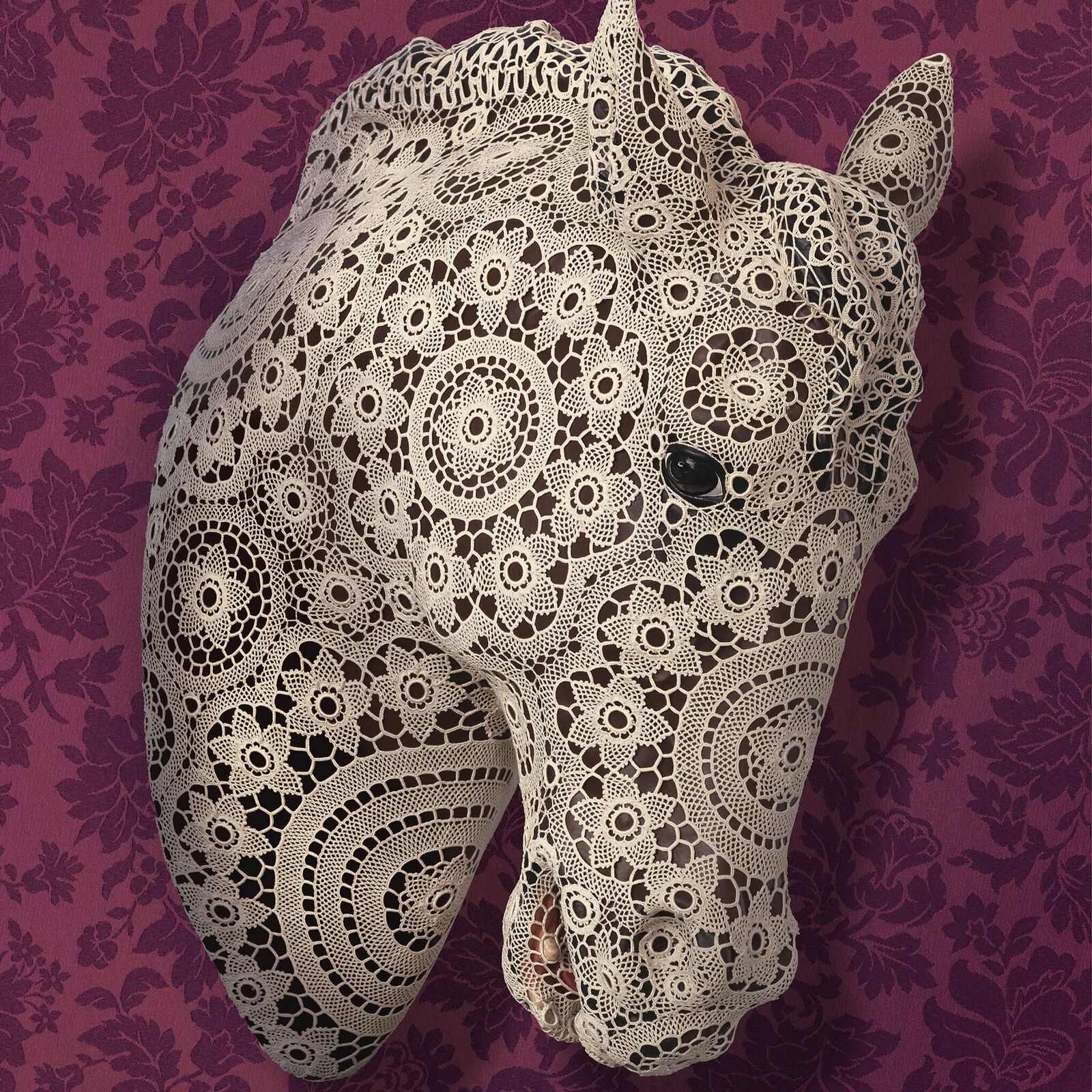 Artwork by Joana Vasconcelos, Crocheted Creatures | Impetuoso, Made of Archival pigment print 