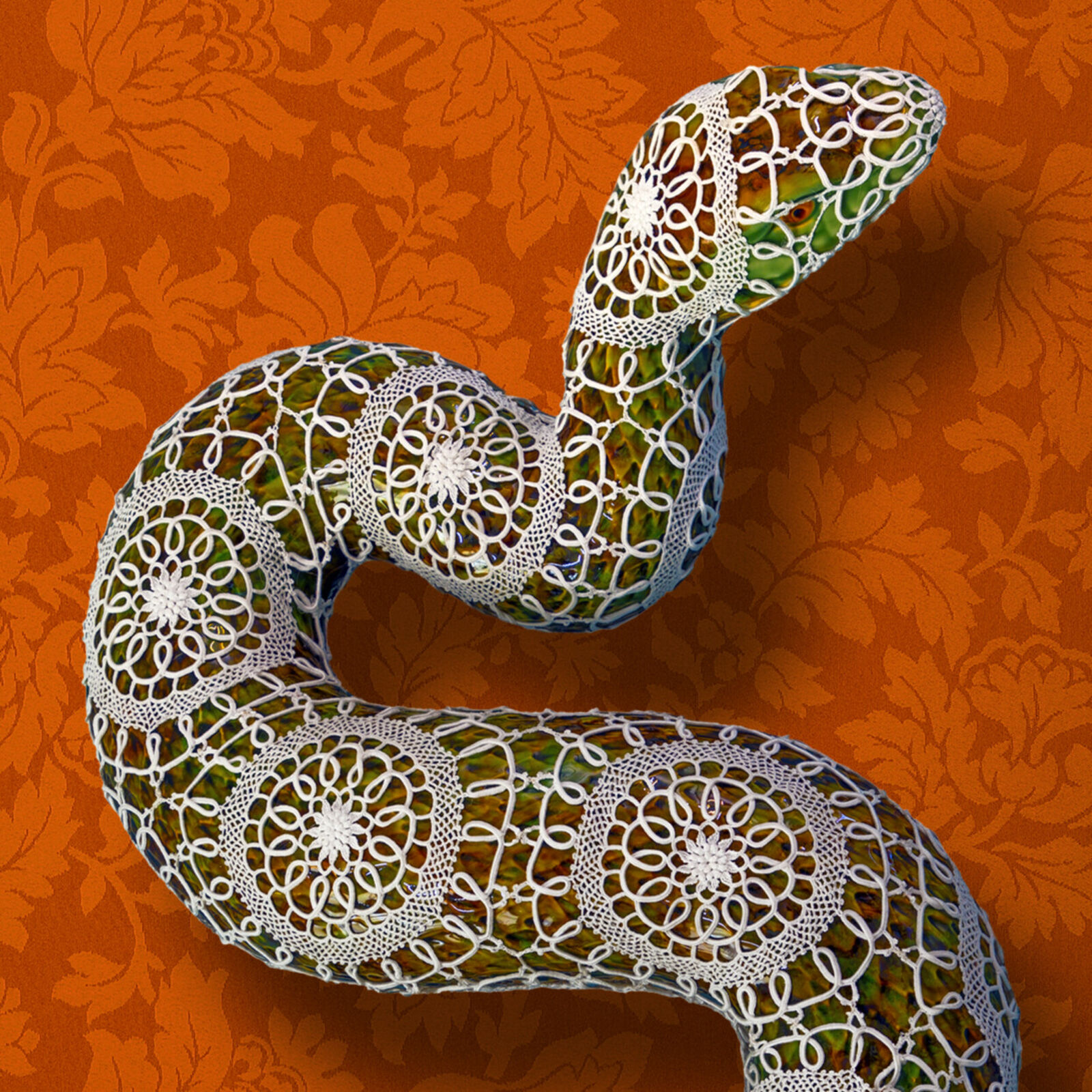 Artwork by Joana Vasconcelos, Crocheted Creatures | Megera, Made of Archival pigment print 