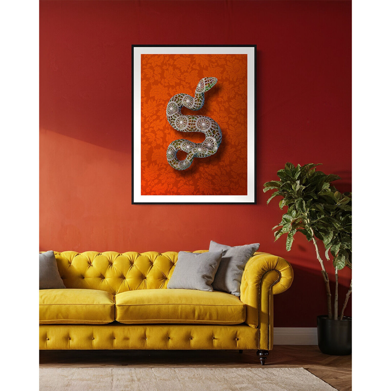 Artwork by Joana Vasconcelos, Crocheted Creatures | Megera, Made of Archival pigment print 