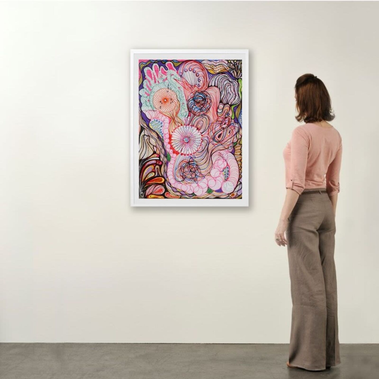 Artwork by Joana Vasconcelos, Filament II, Made of Pigment Print 