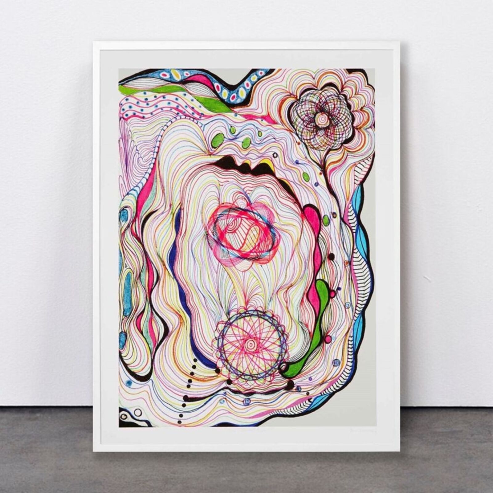 Artwork by Joana Vasconcelos, Filament I, Made of Pigment Print 