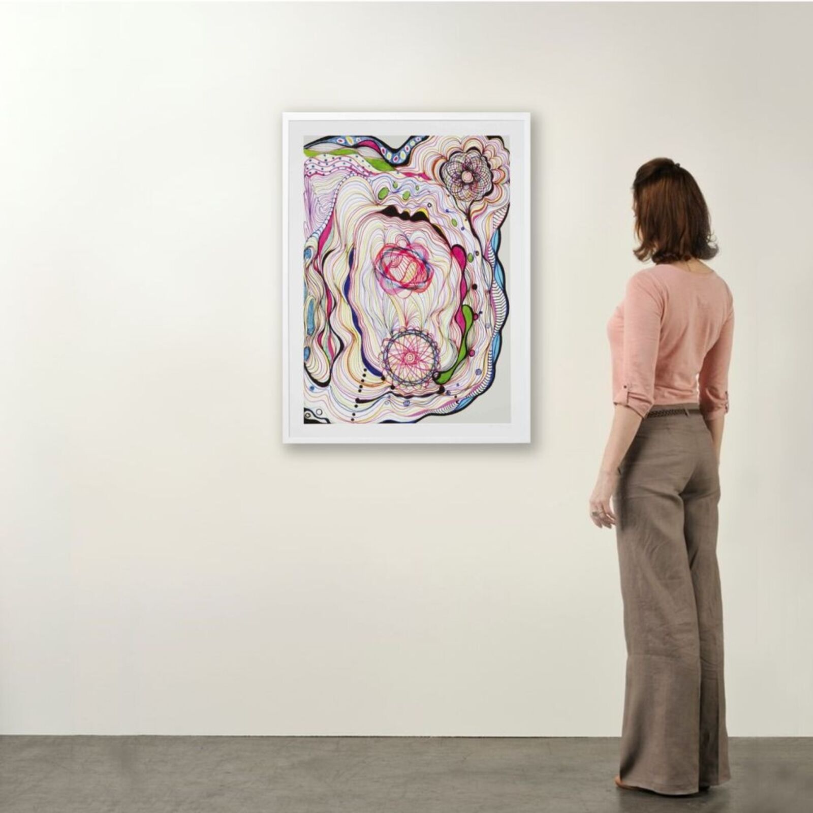 Artwork by Joana Vasconcelos, Filament I, Made of Pigment Print 