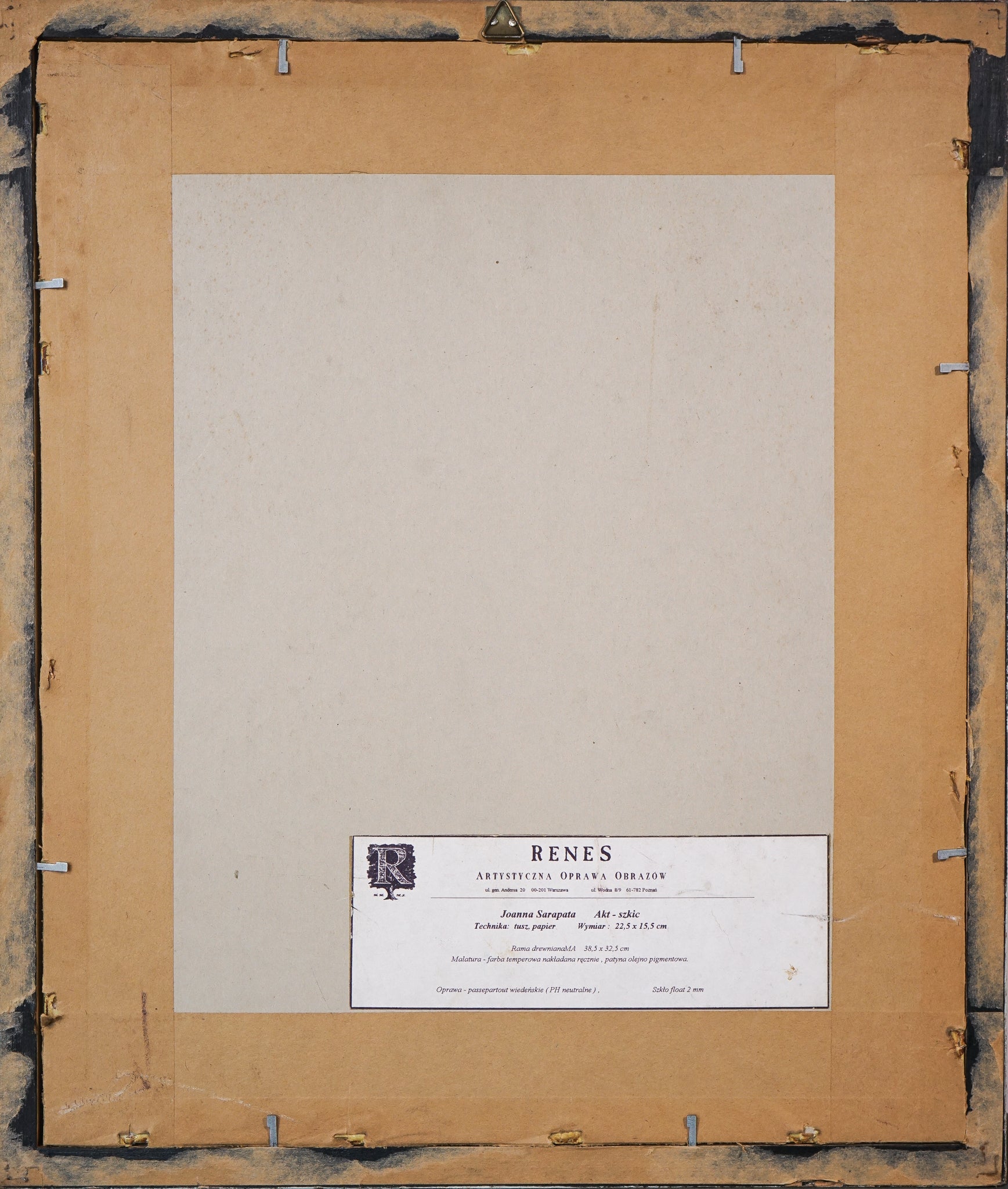 Artwork by Joanna Sarapata, Two Female Nude Pen and Colour Wash Studies, Made of Pen and ink 