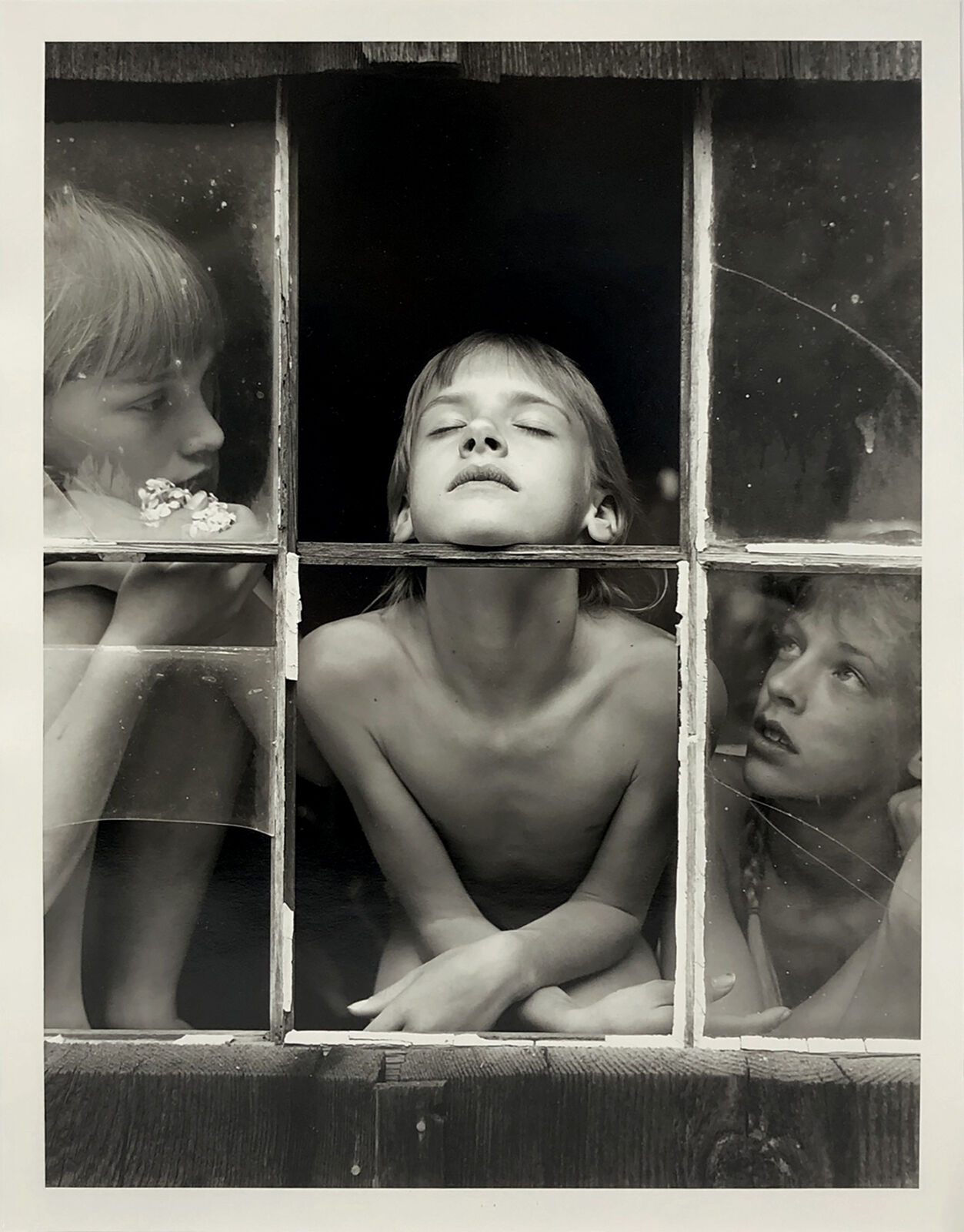 CHRISTINA, MISTY DAWN AND ALISA, N. CALIFORNIA, 1989 by Jock Sturges, 1992