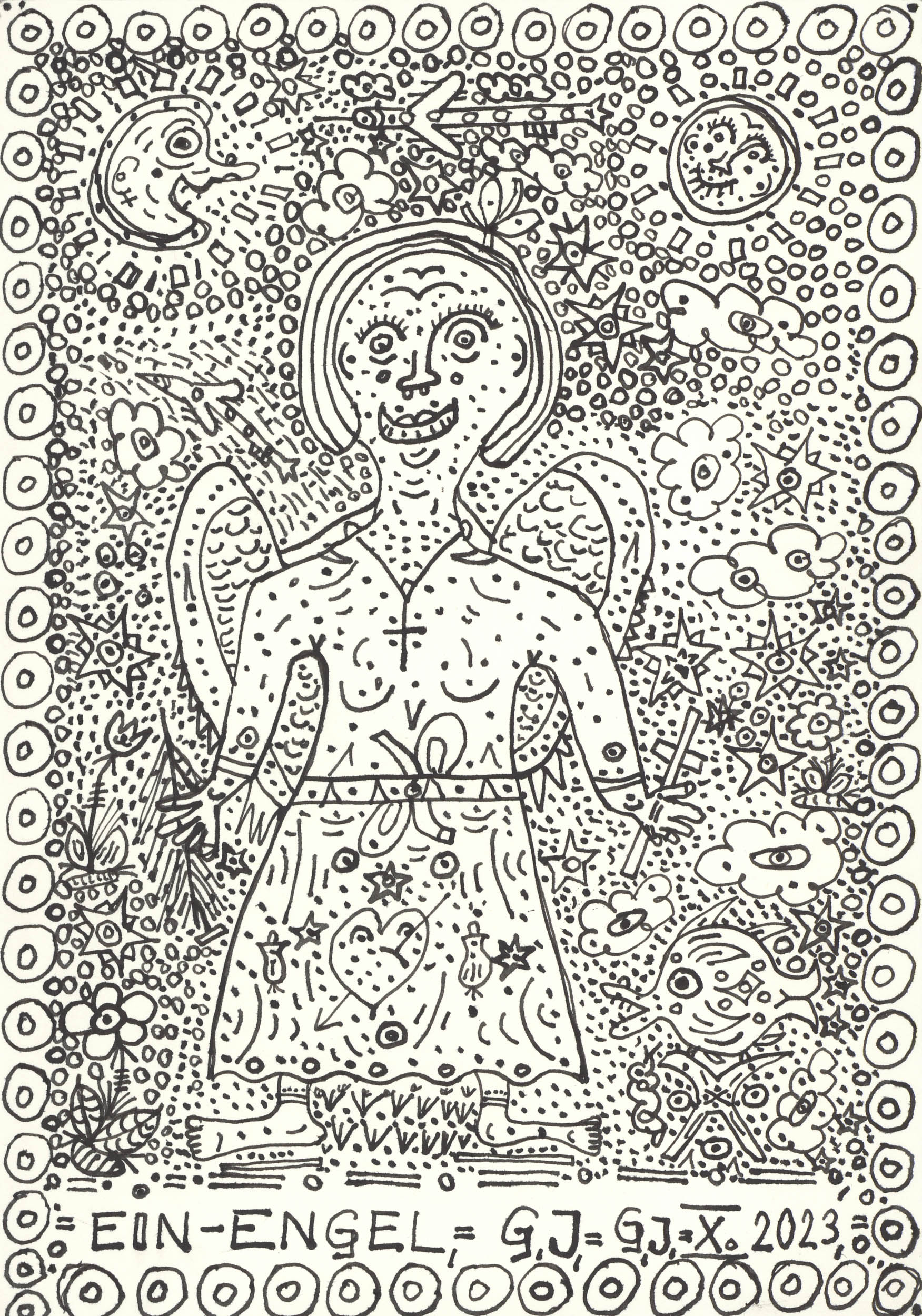 An angel by Johann Garber, 2023