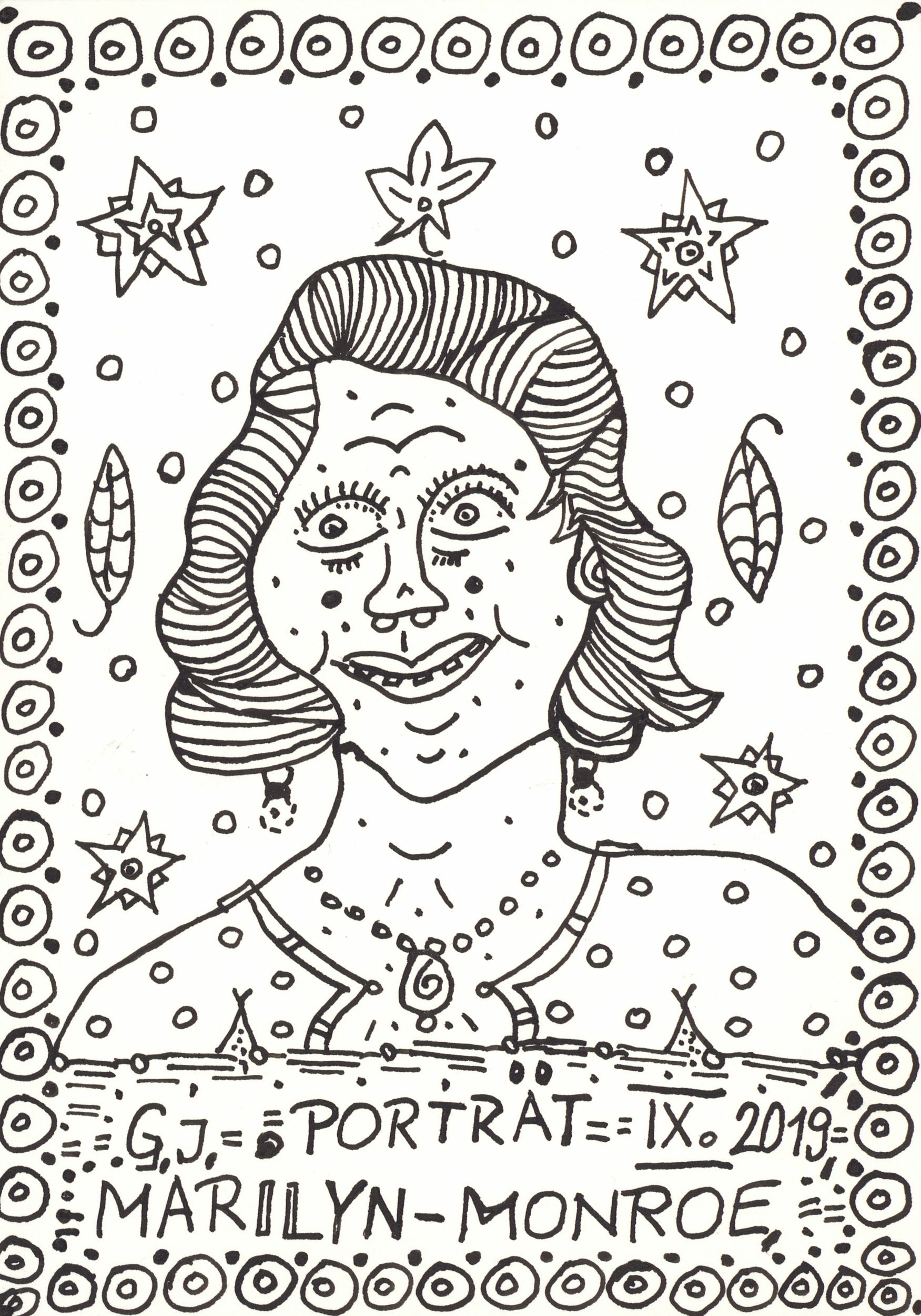 MARILYN-MONROE by Johann Garber, 2019