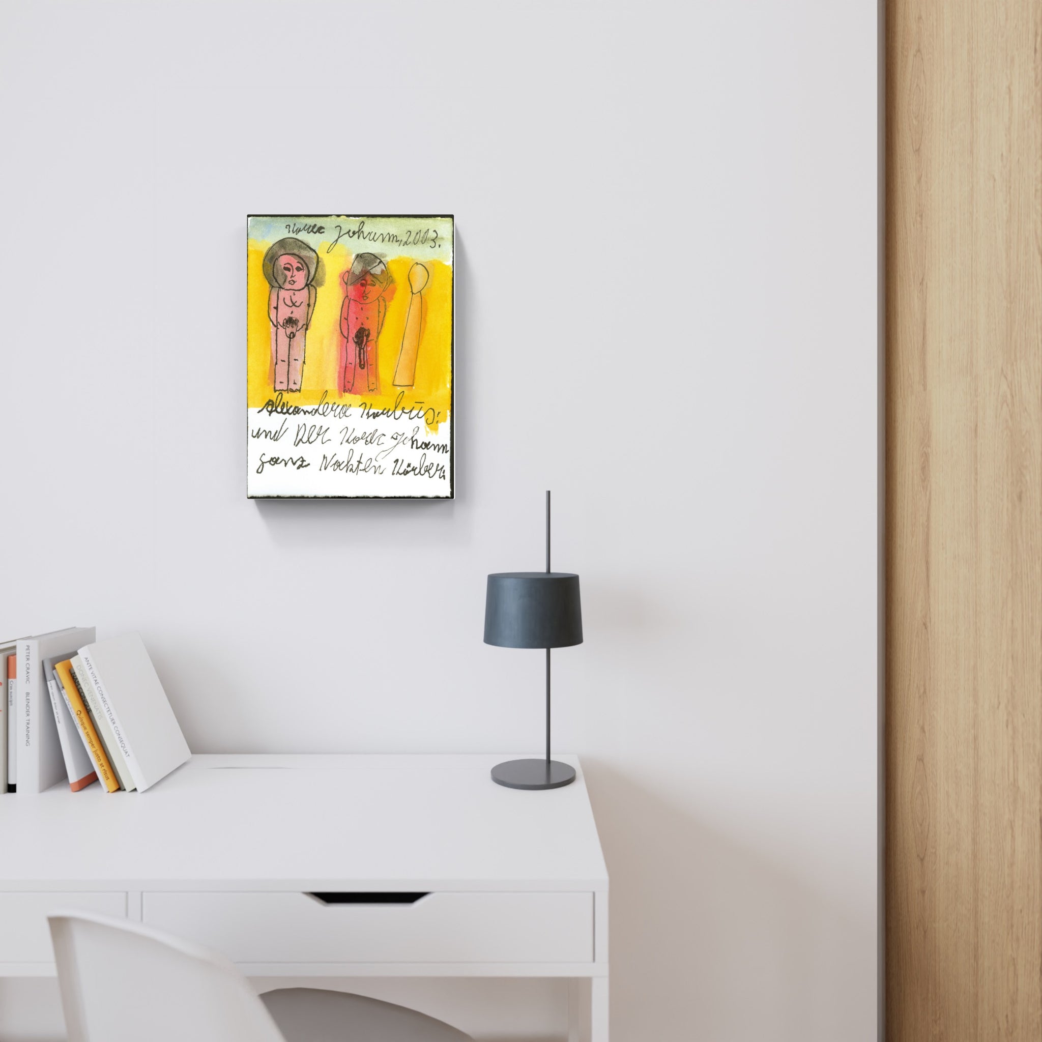 Artwork by Johann Korec, Alexandera Korbus:, Made of Watercolours, Indian ink 