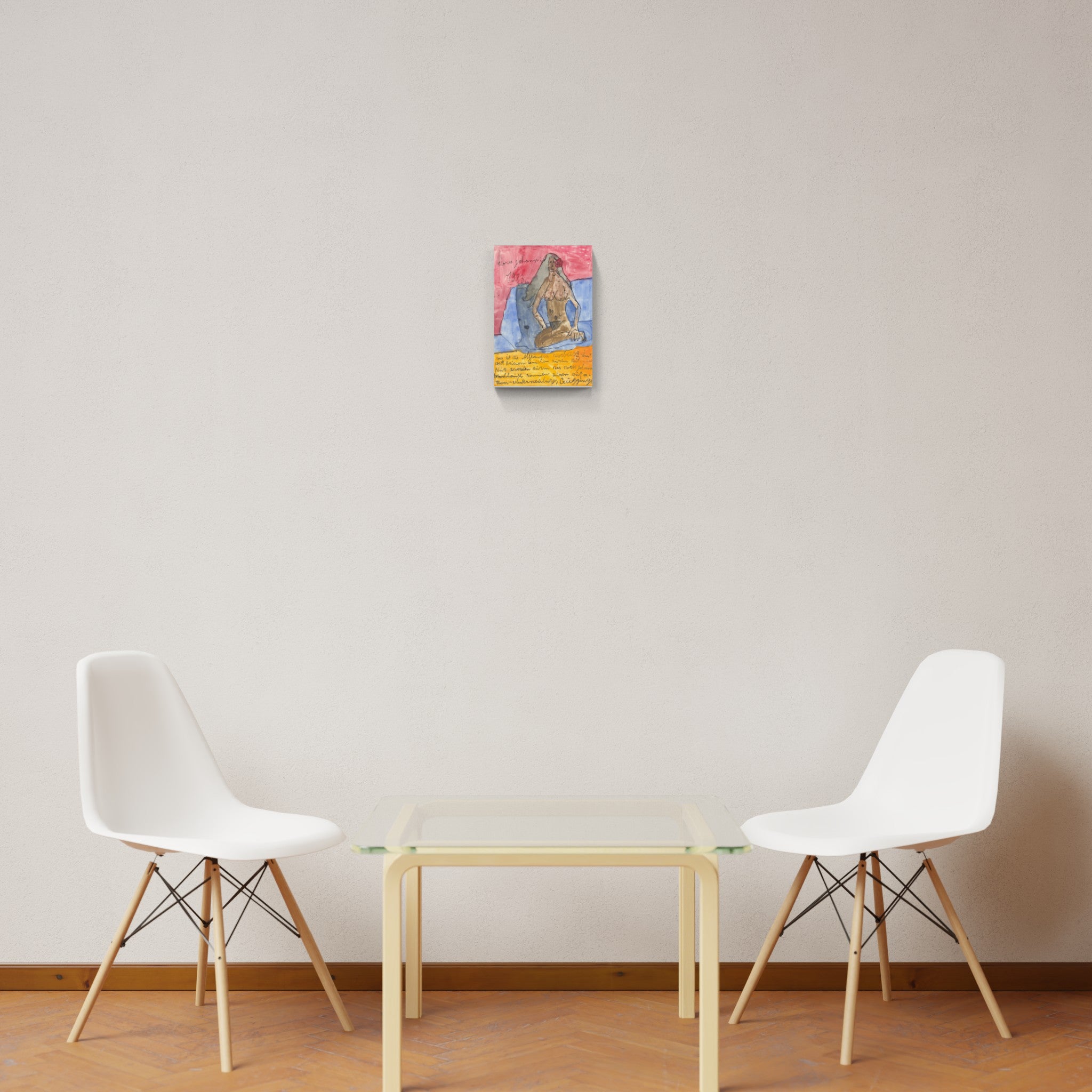 Artwork by Johann Korec, This is the Alexandra Korbusz, Made of Blueprint, gouache, Indian ink 