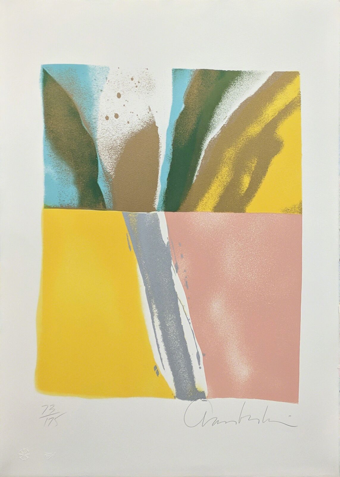 Artwork by John Chamberlain, FLASHBACK VIII, Made of Silkscreen 