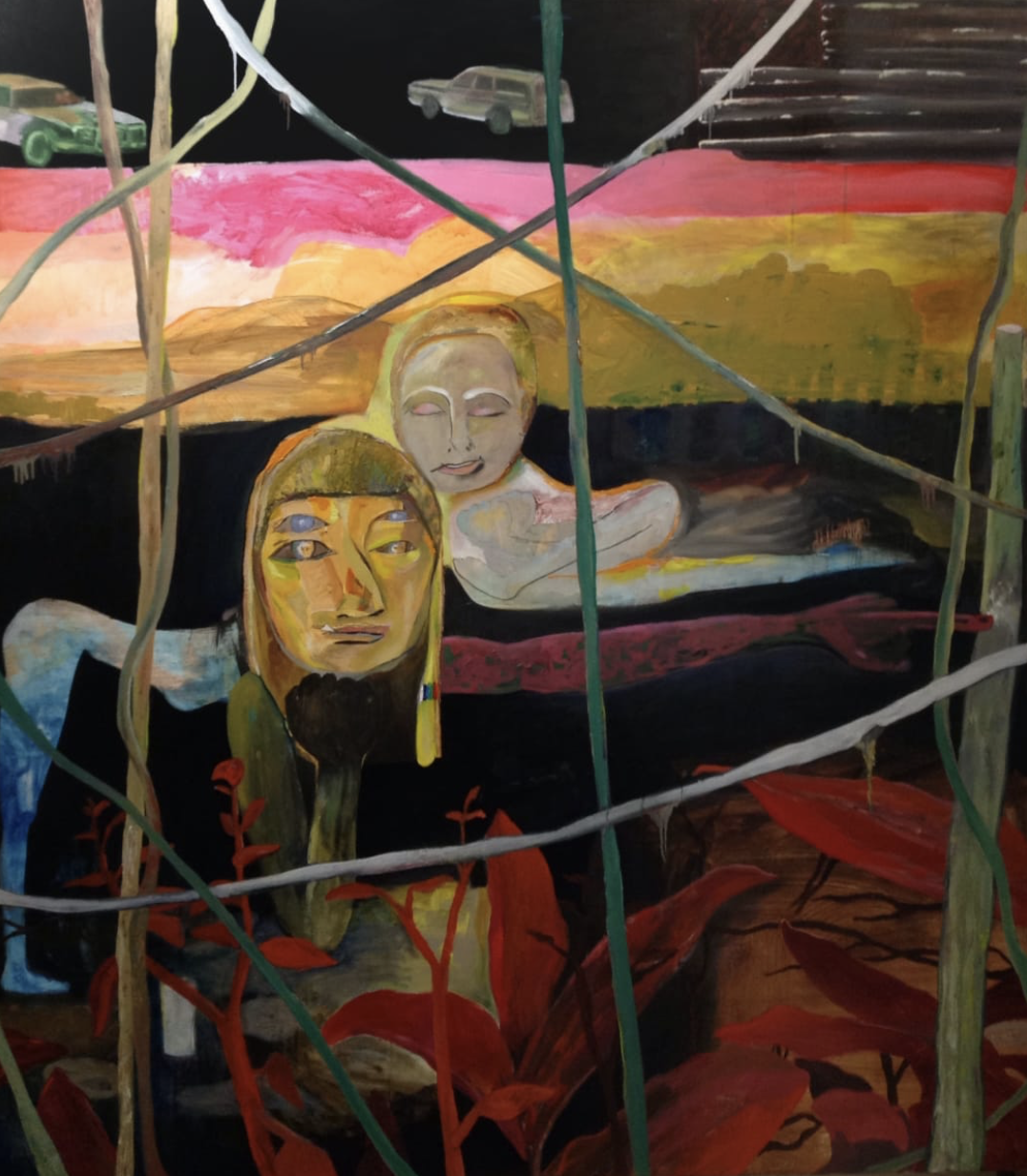 Artwork by John Paul Kesling, Americana, Made of Oil On Canvas 