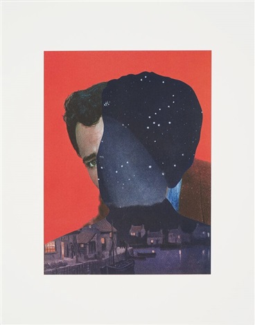 Artwork by John Stezaker, Mother Night, Made of Five colour photo-lithograph on 300gsm Somerset satin paper 